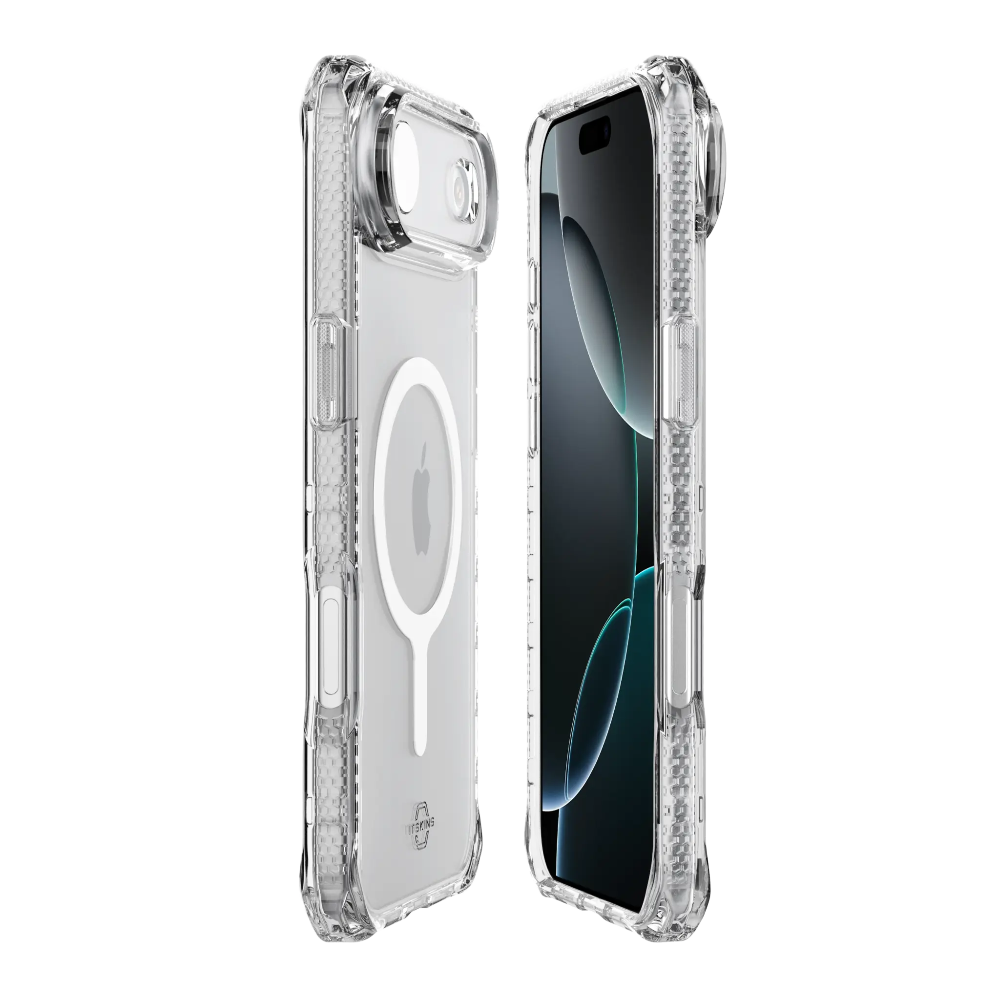 ITSKINS HYBRID MAGSAFE CLEAR cover for iPhone 17 Air®. Transparent