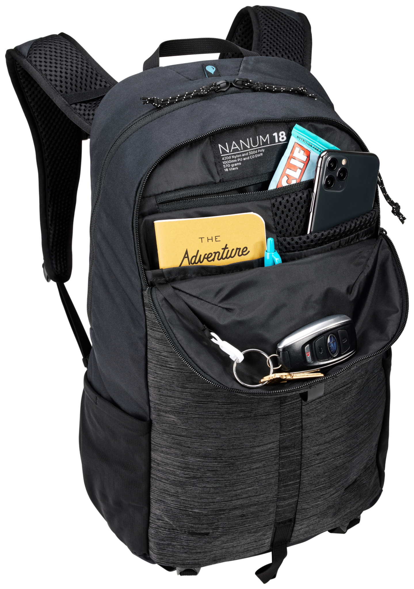 Thule Nanum 18L Hiking Backpack. Black