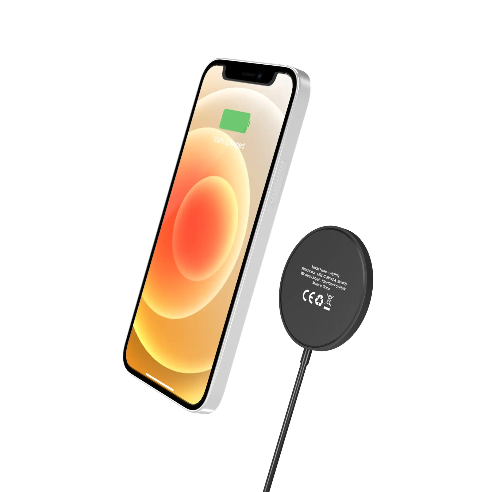 Energizer 15W Magnetic Wireless Charger. Black