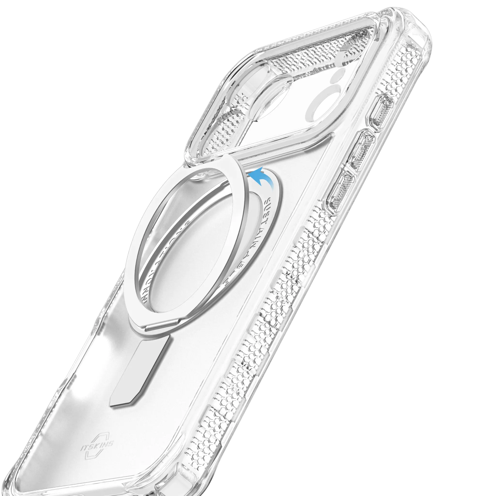 ITSKINS HYBRID R // VAPOR w/ MagSafe®for iPhone 17 Pro®. Transparent