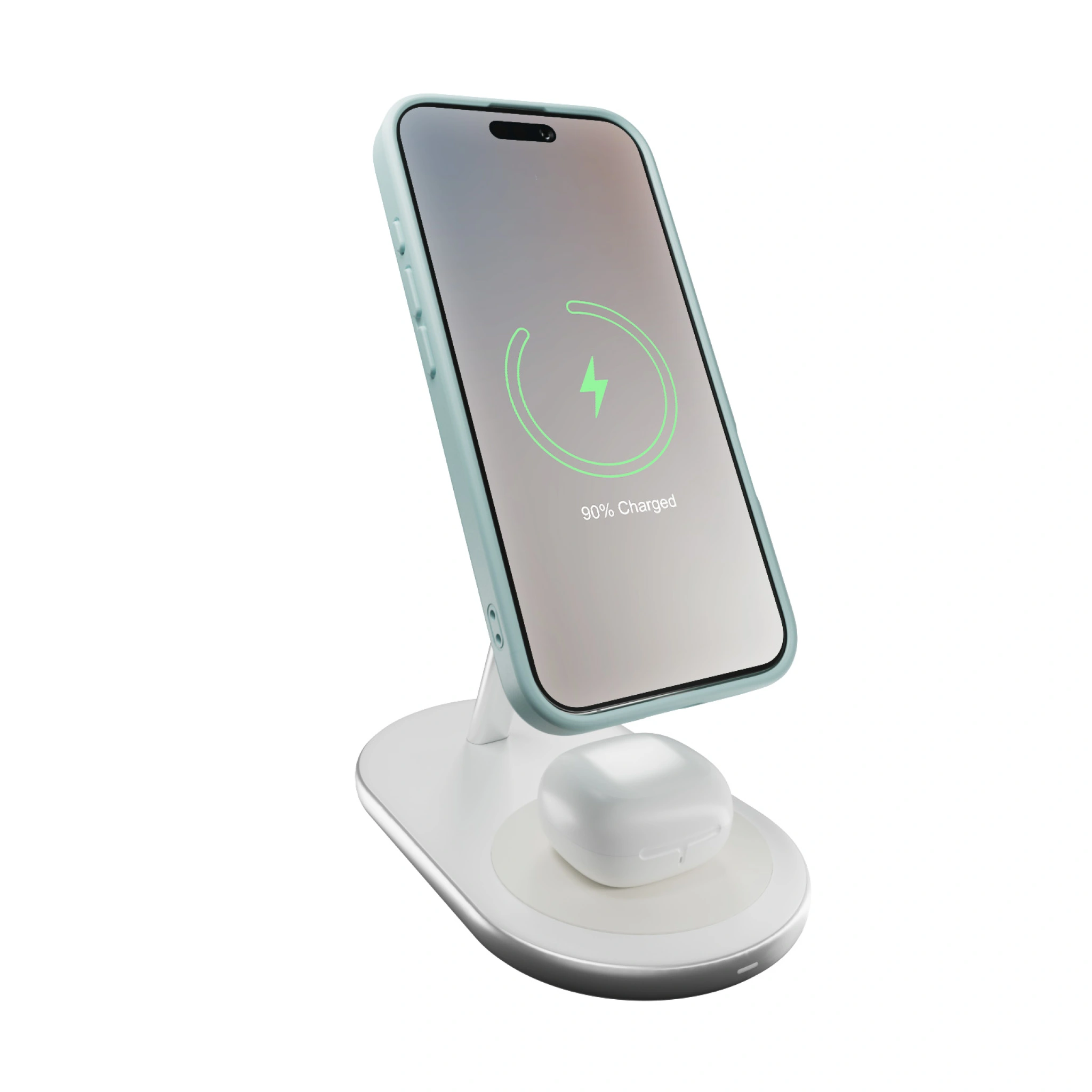 PURO 2-in-1 Charging Station with Qi2 Technology