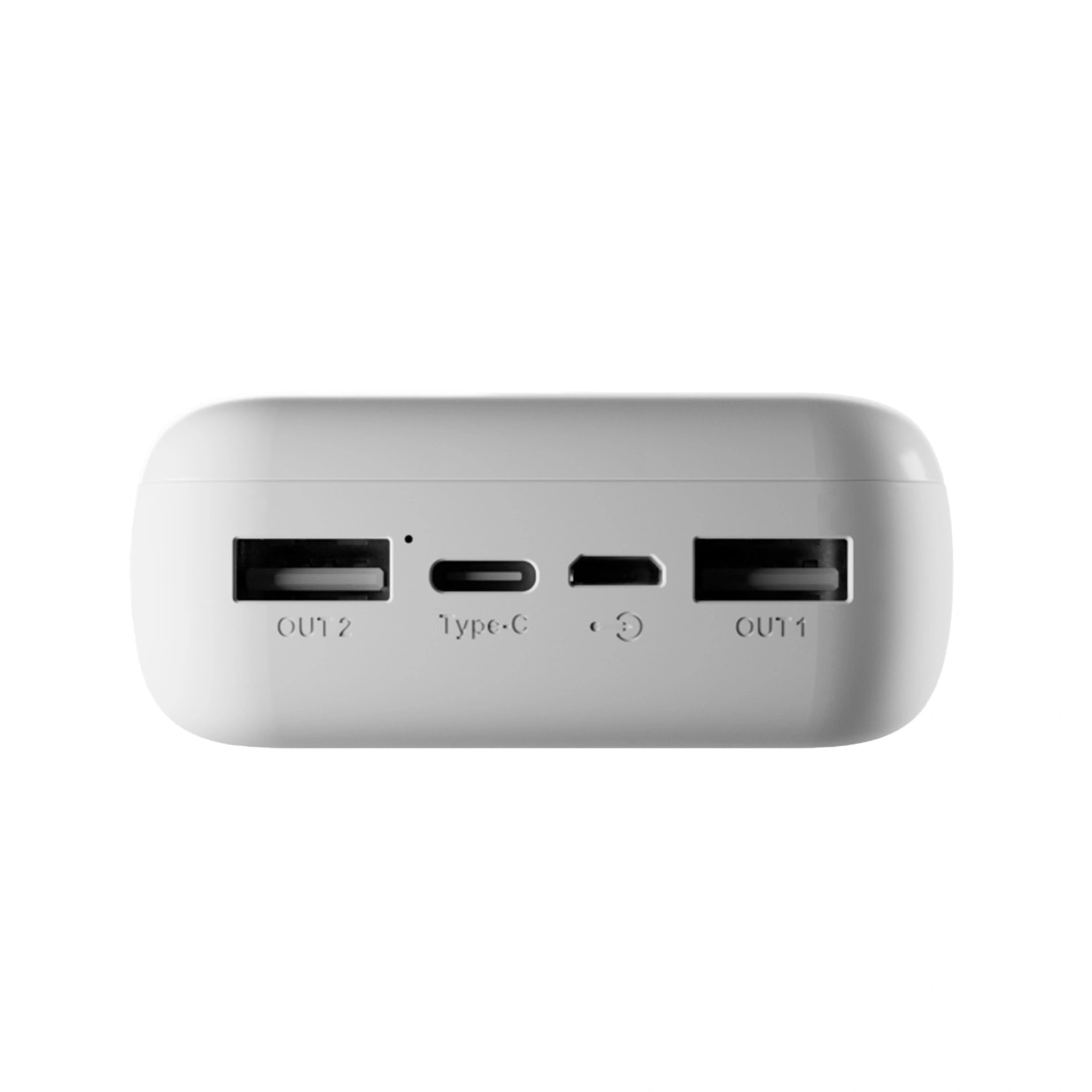 PURO Power Bank 20000mAh USB-C + 2 USB-A Fast Charge. White