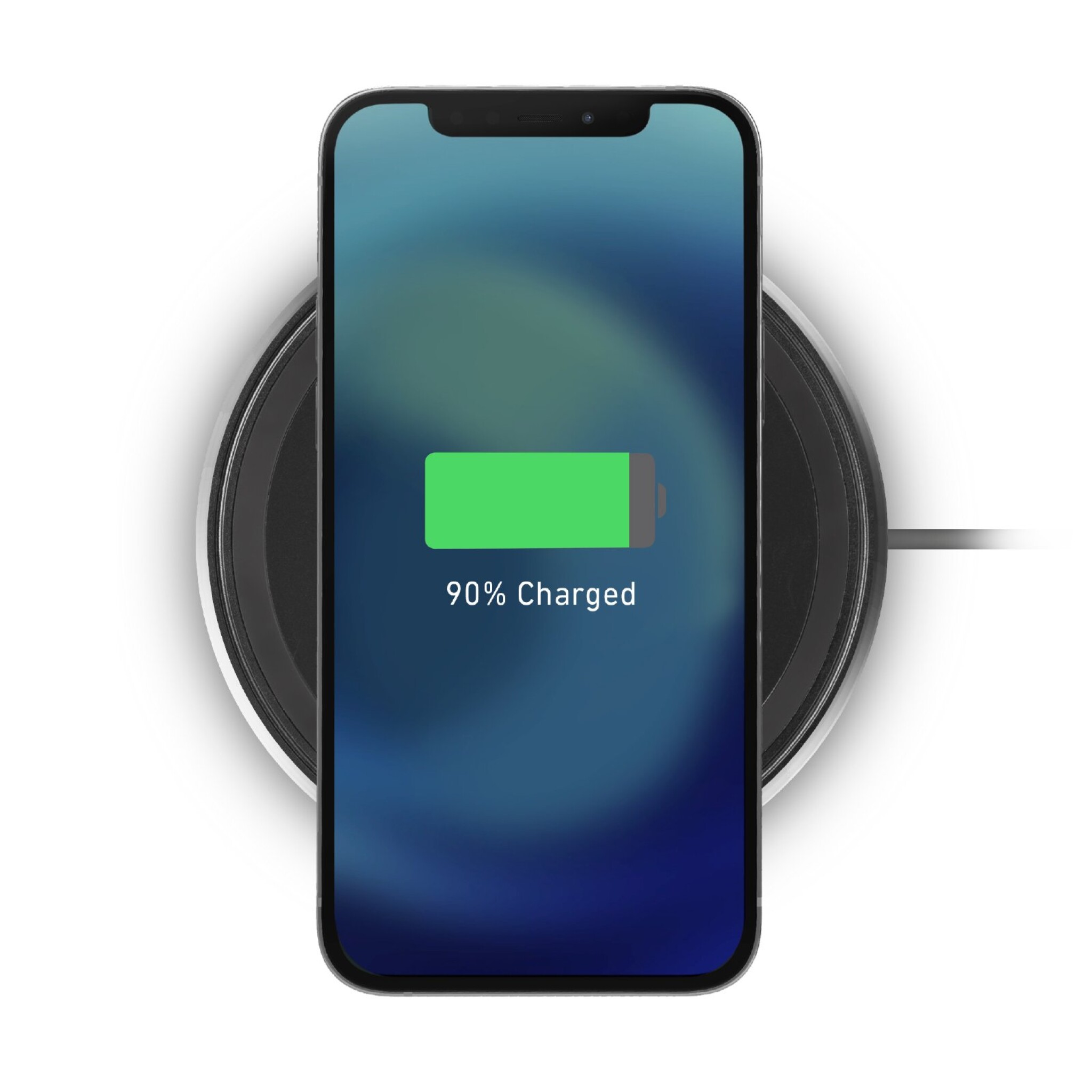 SBS 10W Wireless Charging Base. Black