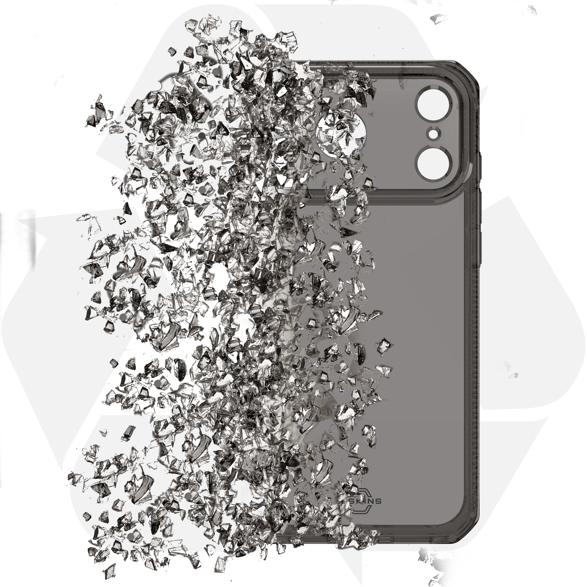 ITSKINS SPECTRUM CLEAR cover for iPhone 17 Pro®. Smoke