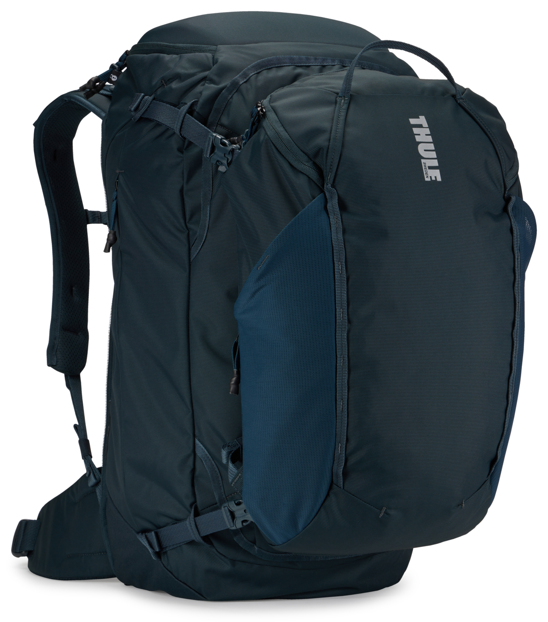 Thule Landmark 70L travel pack. Darkest blue