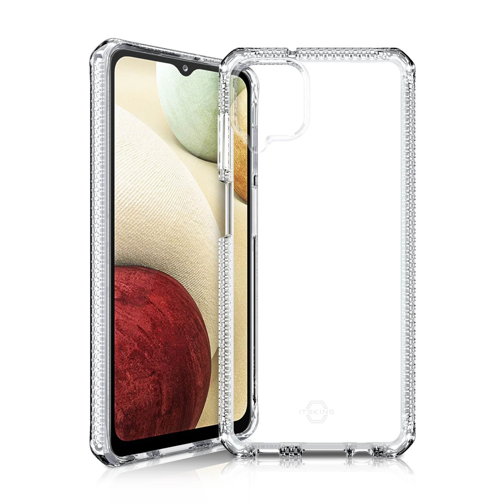 ITSKINS SPECTRUM CLEAR cover for Samsung Galaxy A12 4G / 5G®. Transparent