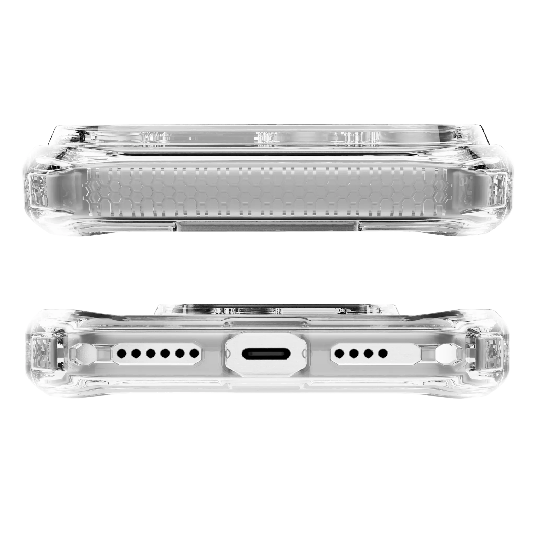 ITSKINS HYBRID MAGSAFE CLEAR cover for iPhone 17 Pro Max®. Transparent