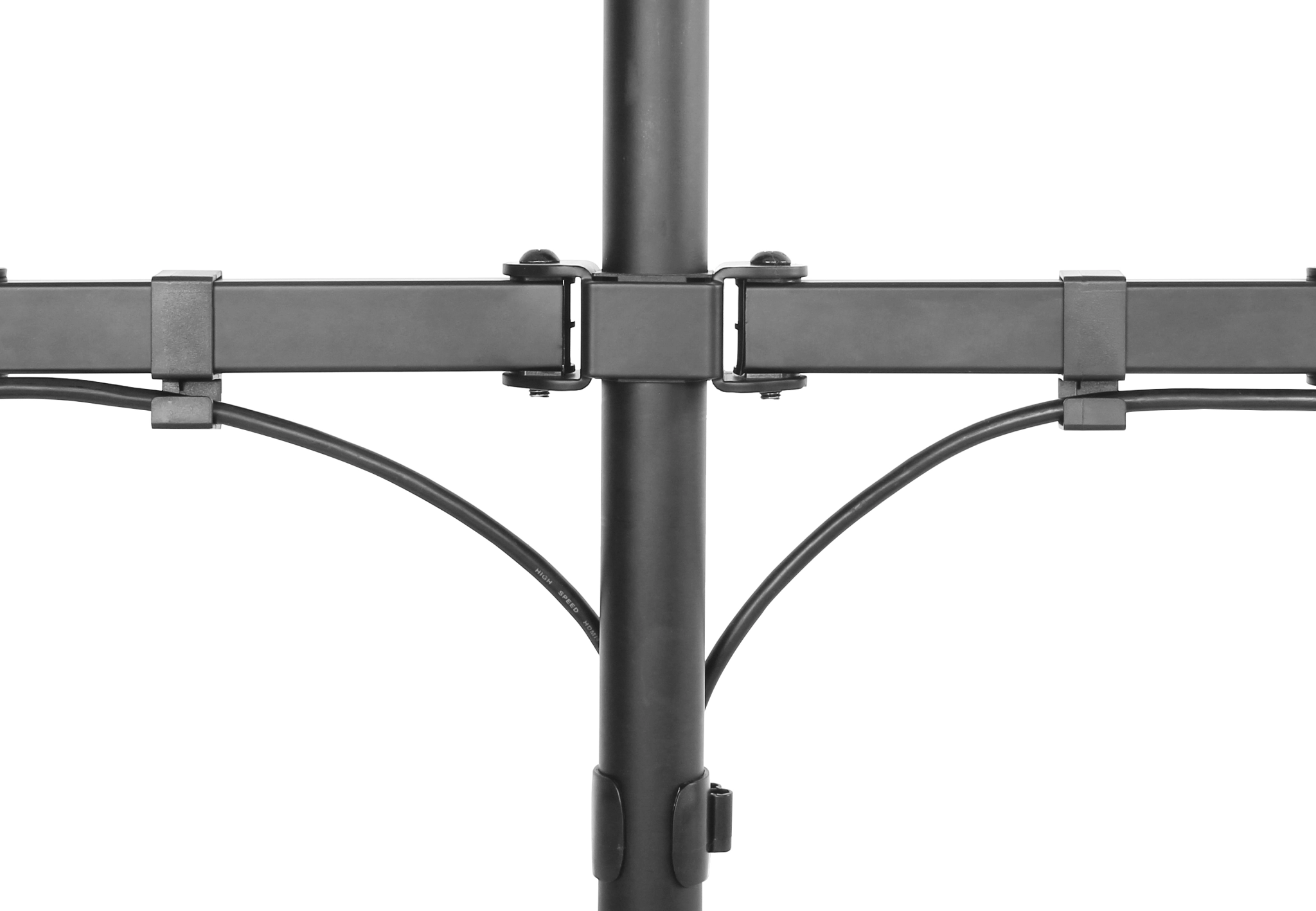 Sinox Office Dual Monitor Desk Mount. Up to 32". Black