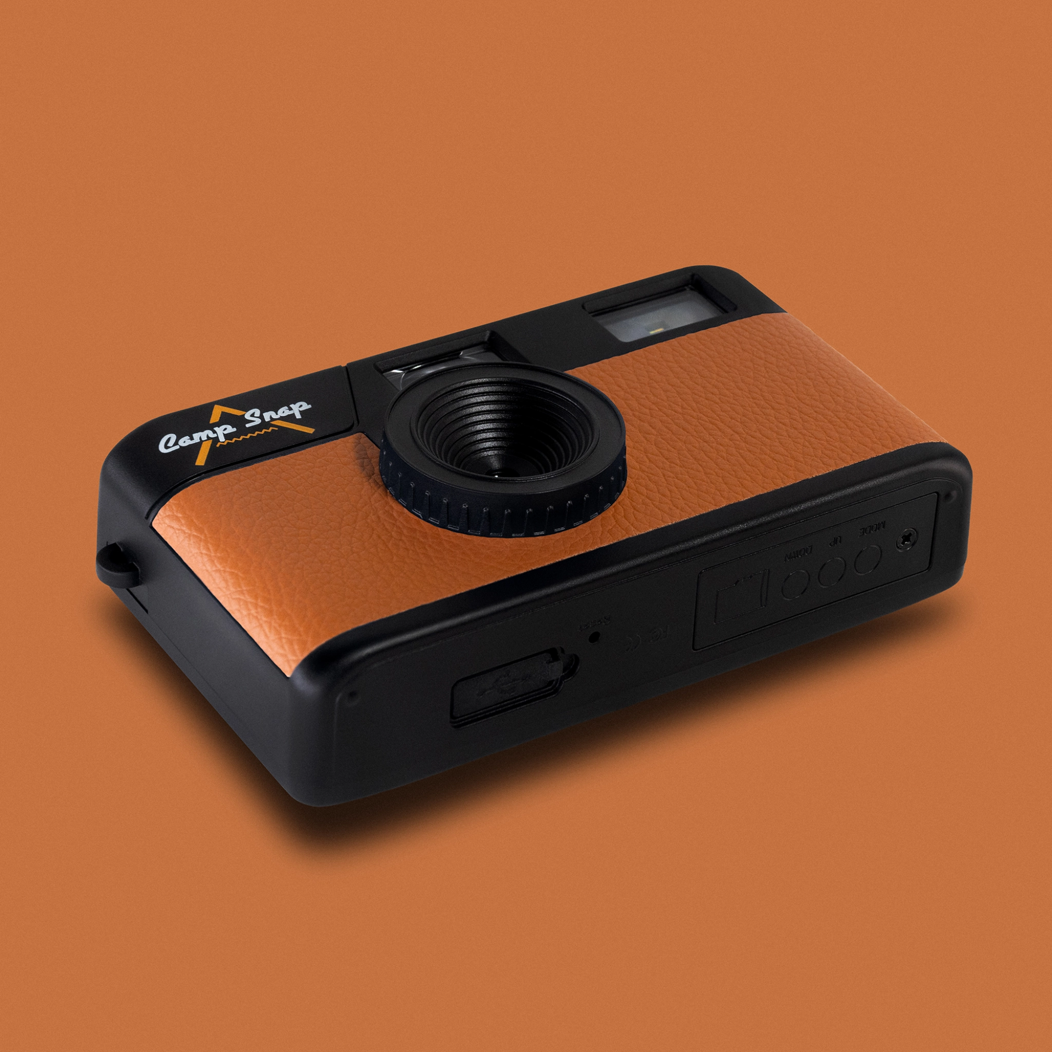 Camp Snap Camera. Chestnut Brown