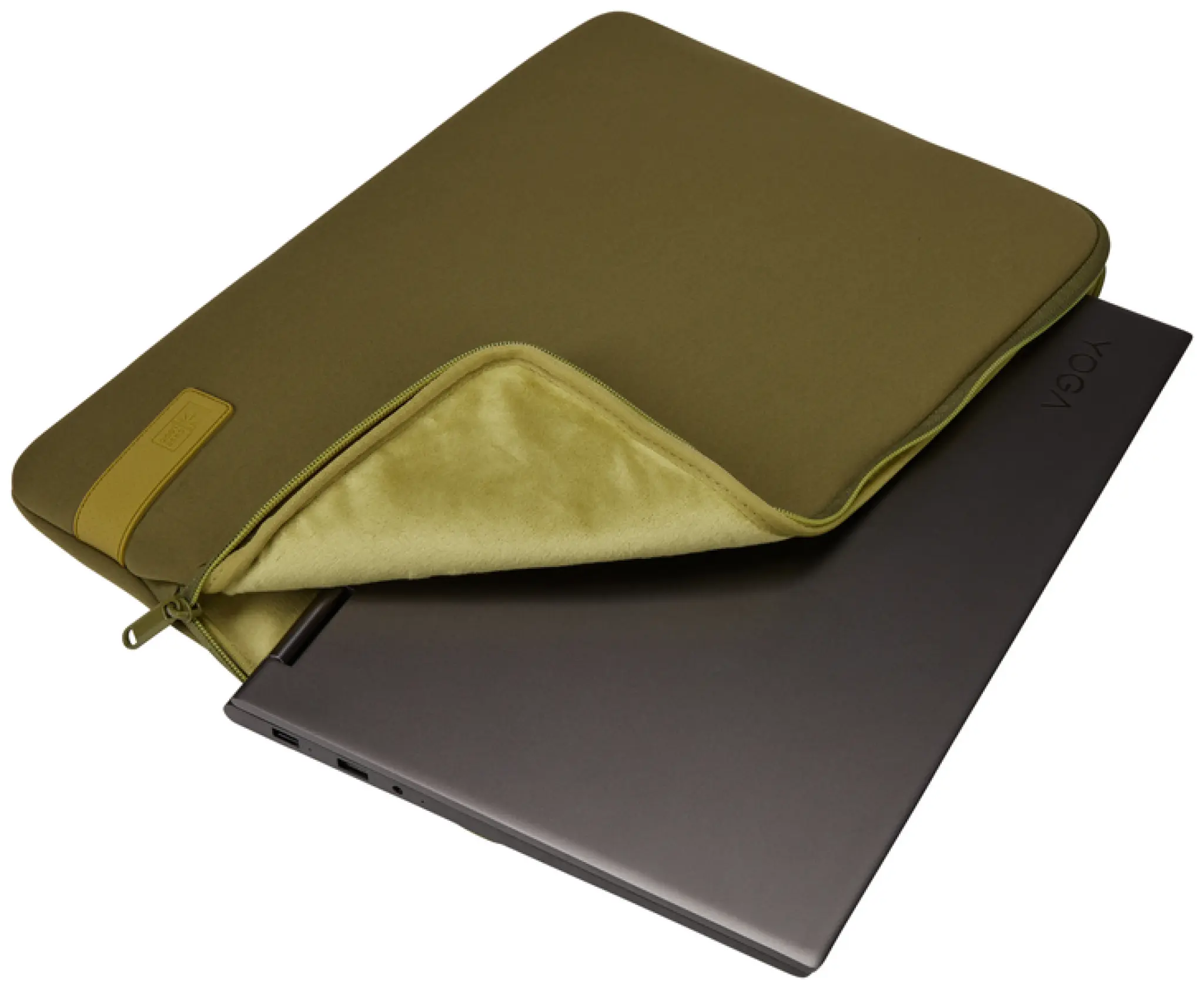 Case Logic Reflect 15.6" Laptop Sleeve. Capulet Olive/Green Olive