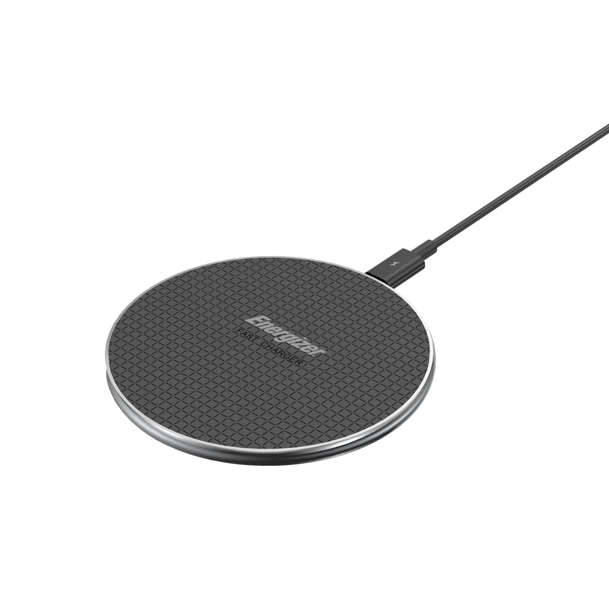 Energizer Ultra-Slim Wireless Charging Pad with 15W Fast Power. Black