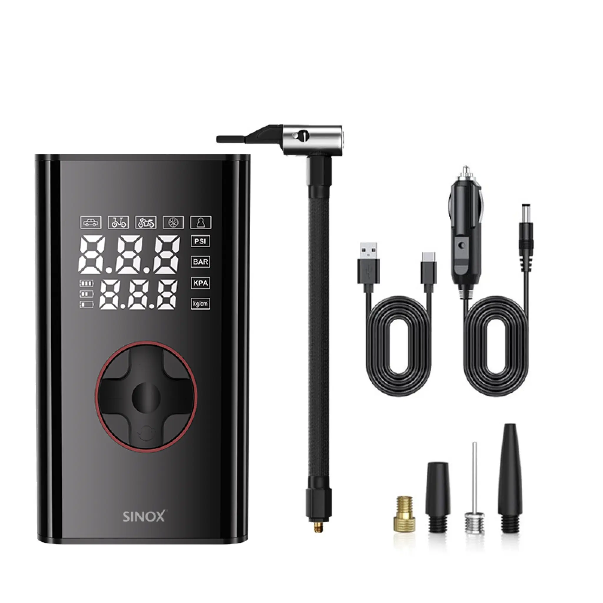 Sinox Lifestyle Pocket Compressor. Black