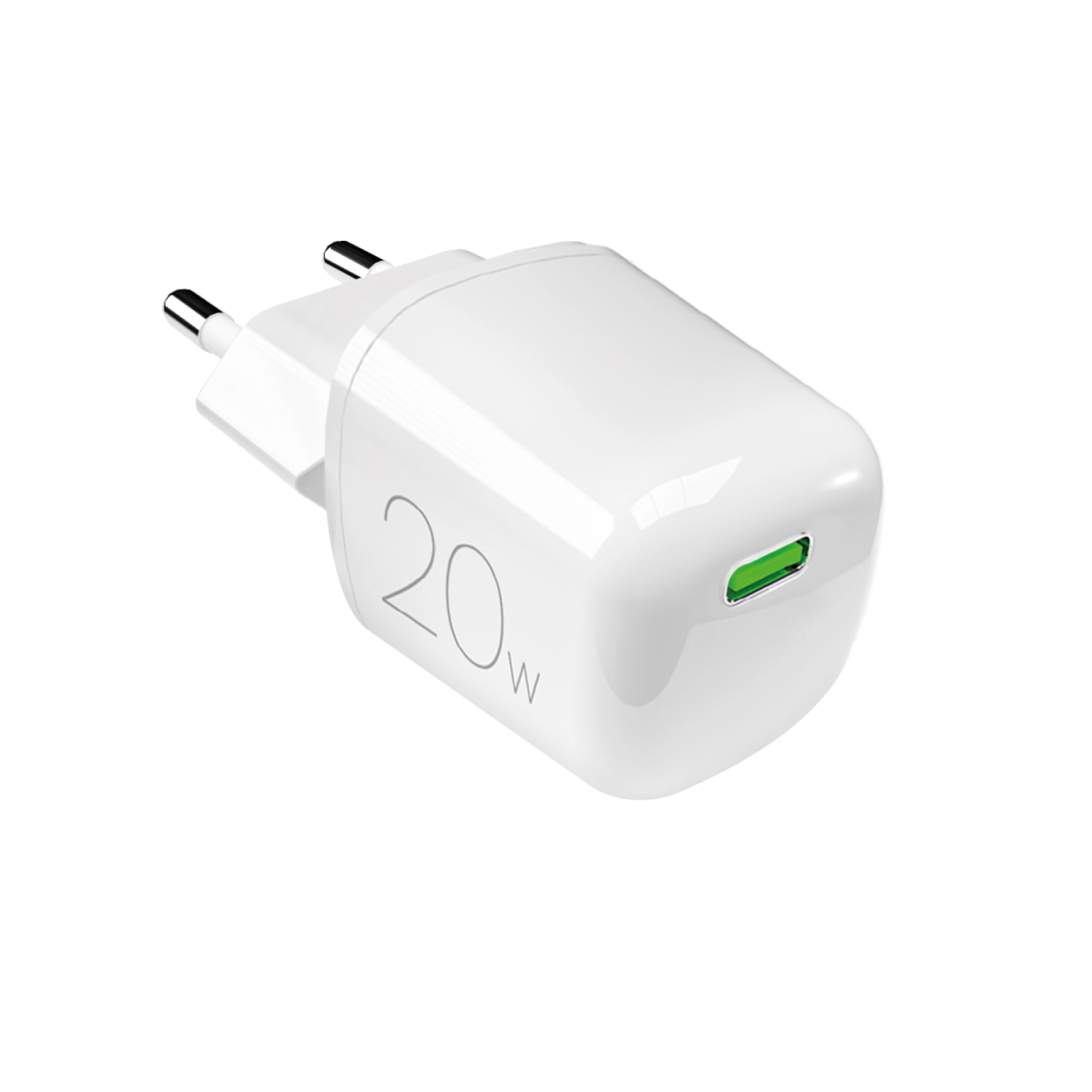 PURO MiniPro 20W USB-C Wall Charger – GAN Technology. White