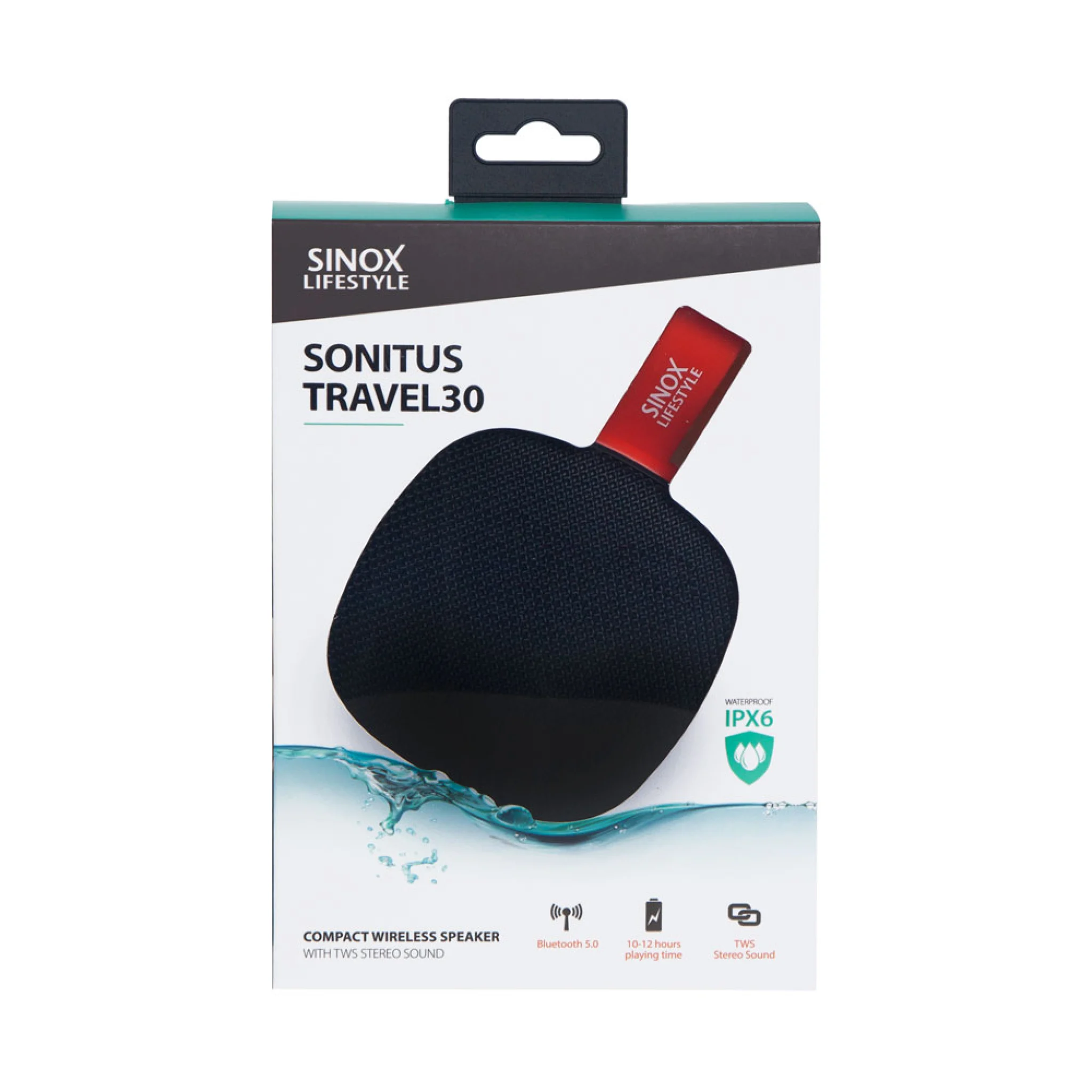 Sinox Sonitus Travel30 Speaker. Black