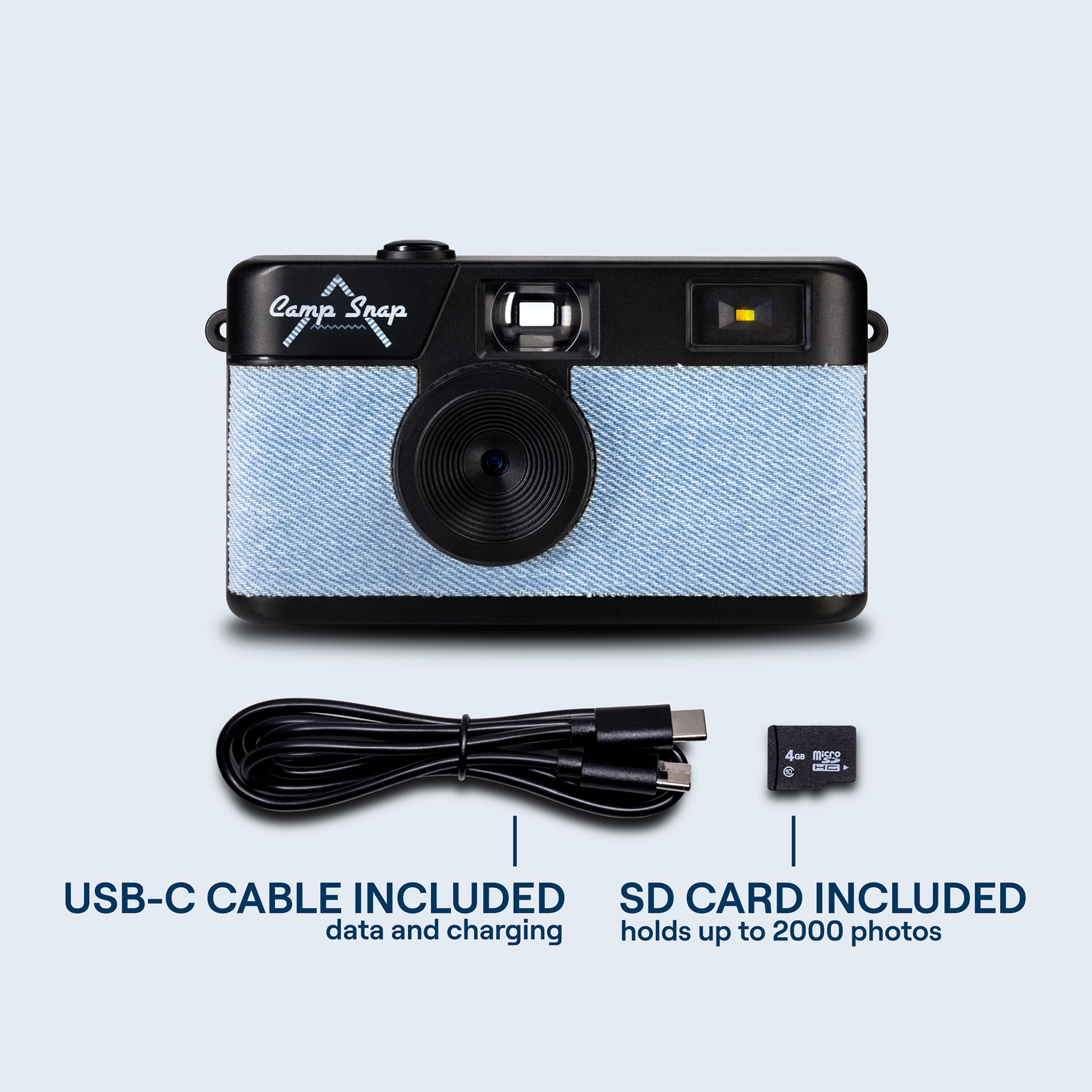 Camp Snap Camera. Denim