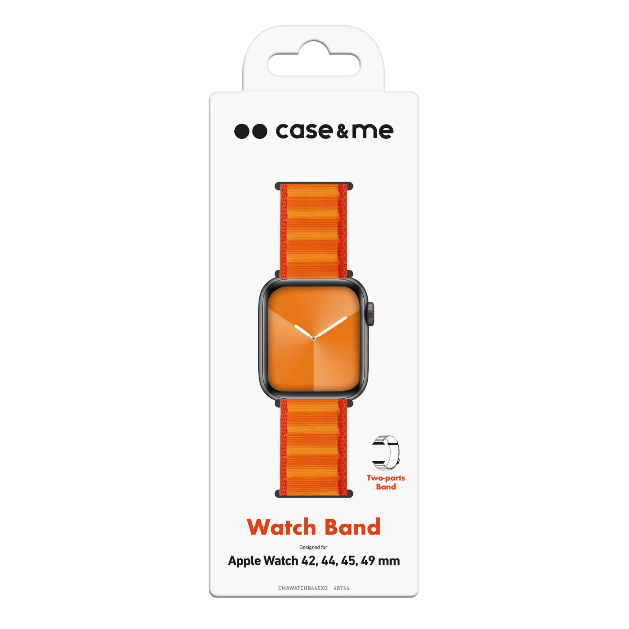 SBS Extreme Band for Apple Watch 42/44/45/49mm. Orange
