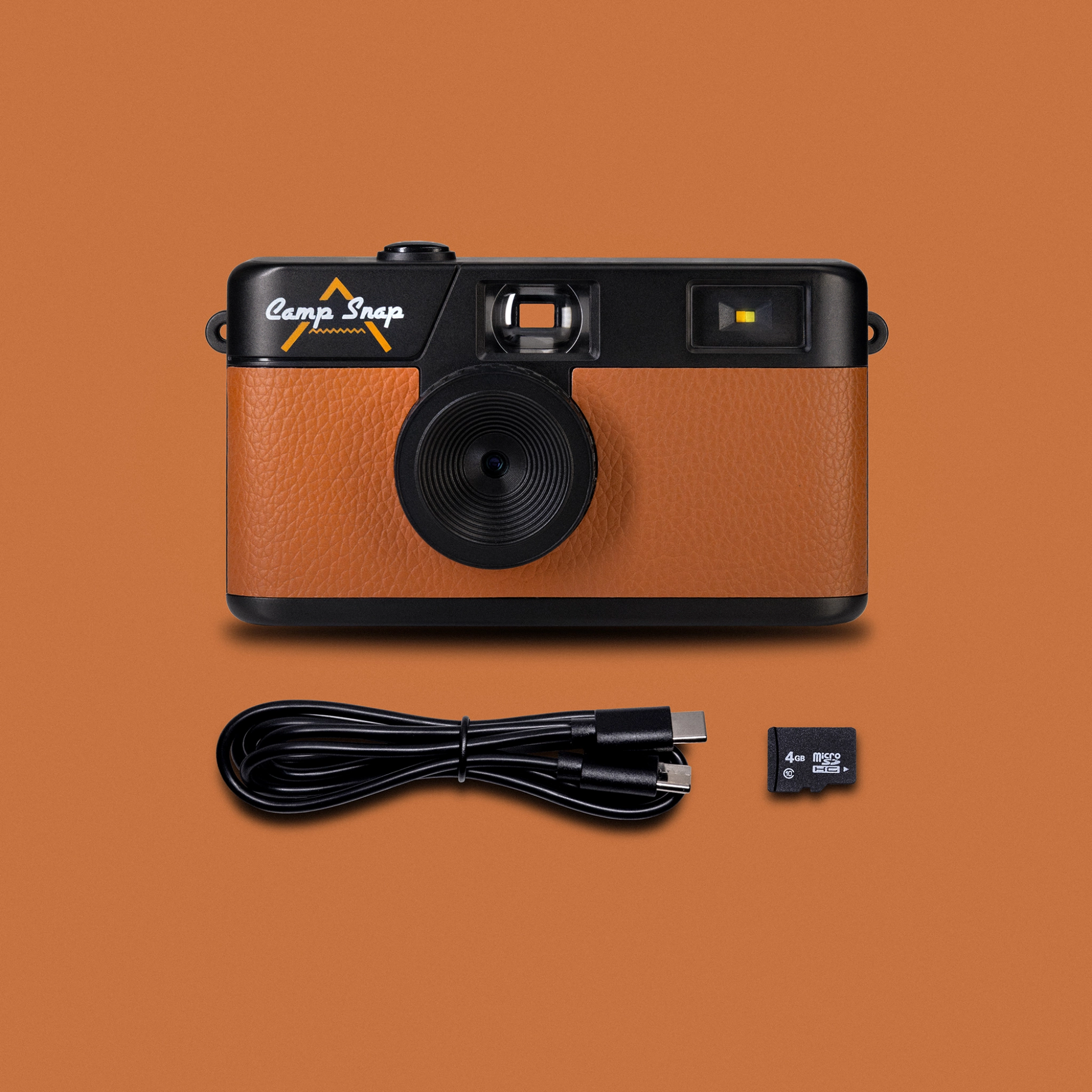 Camp Snap Camera. Chestnut Brown