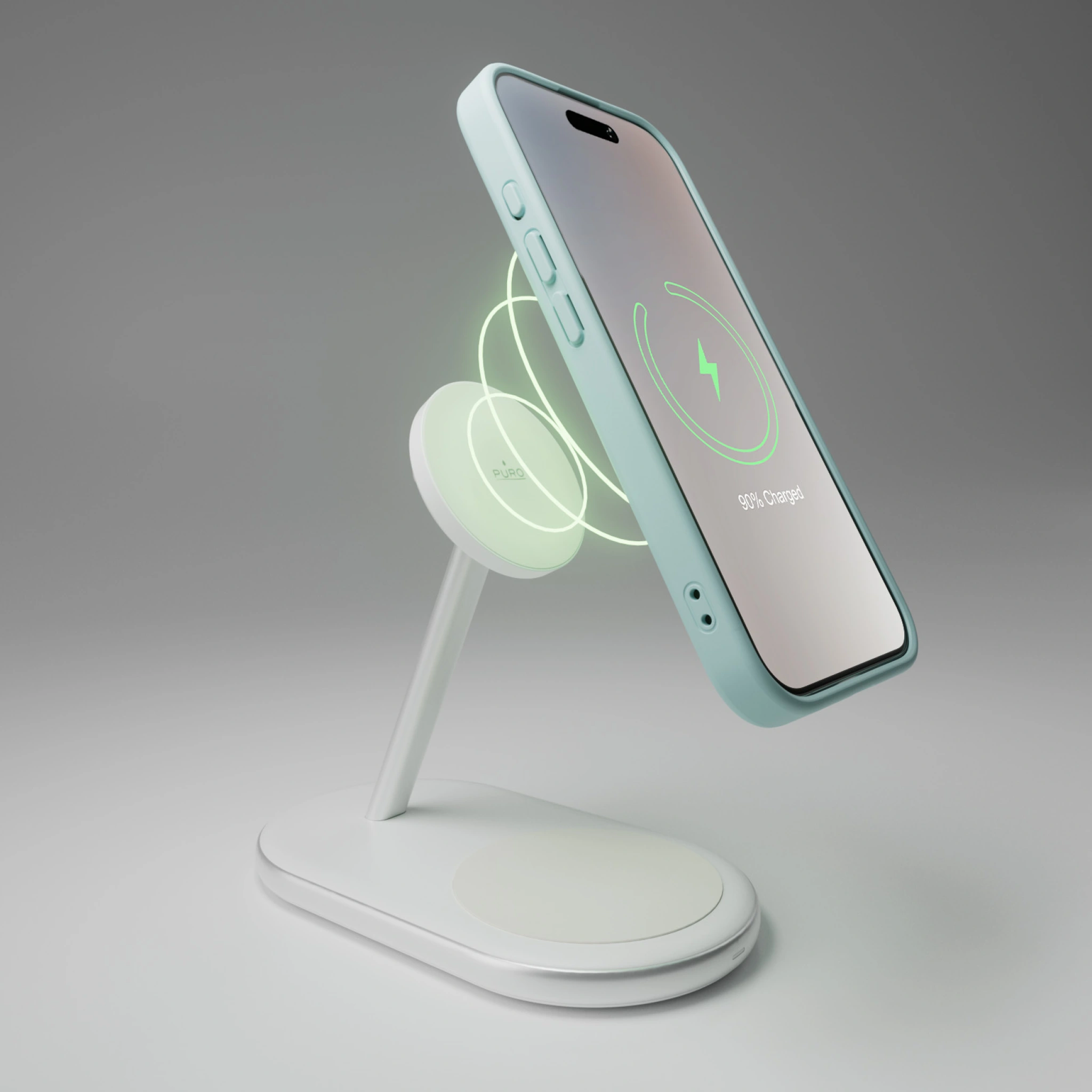 PURO 2-in-1 Charging Station with Qi2 Technology