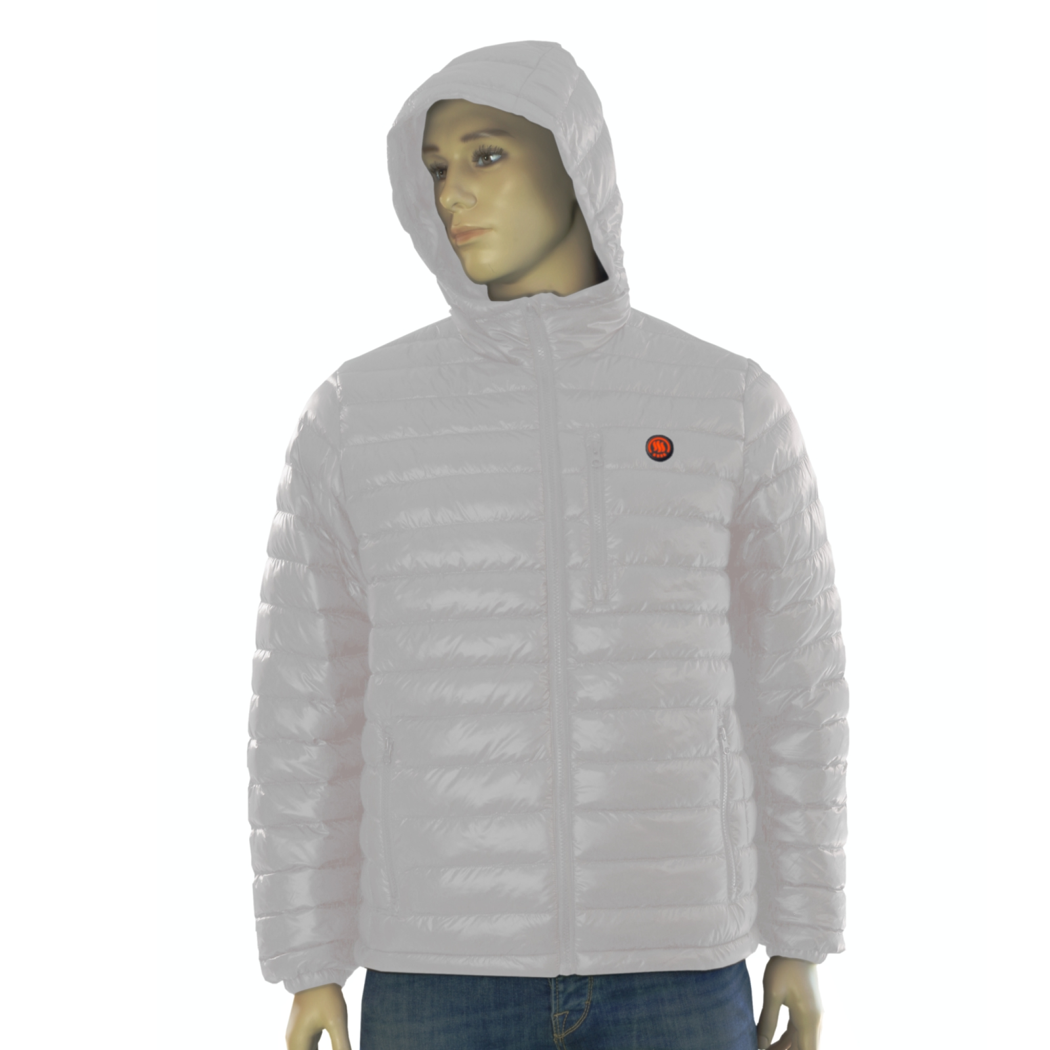 Glovii Heated men's Jacket L. Grey