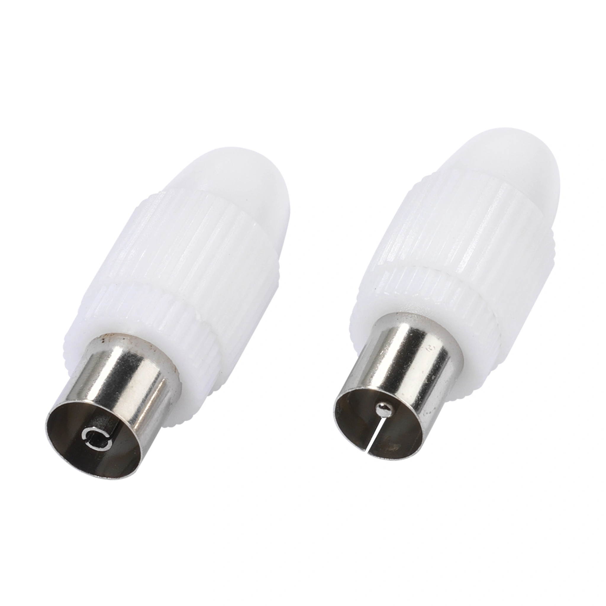 Vivanco Coaxial connector and socket set for 4.5 to 7.5 mm antenna cables