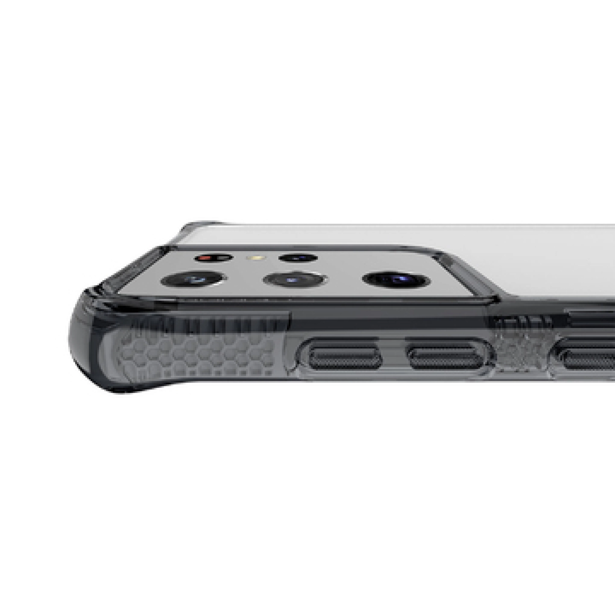 ITSKINS SUPREME CLEAR cover for Samsung Galaxy S21 Ultra 4G / 5G®. Smoke and transparent