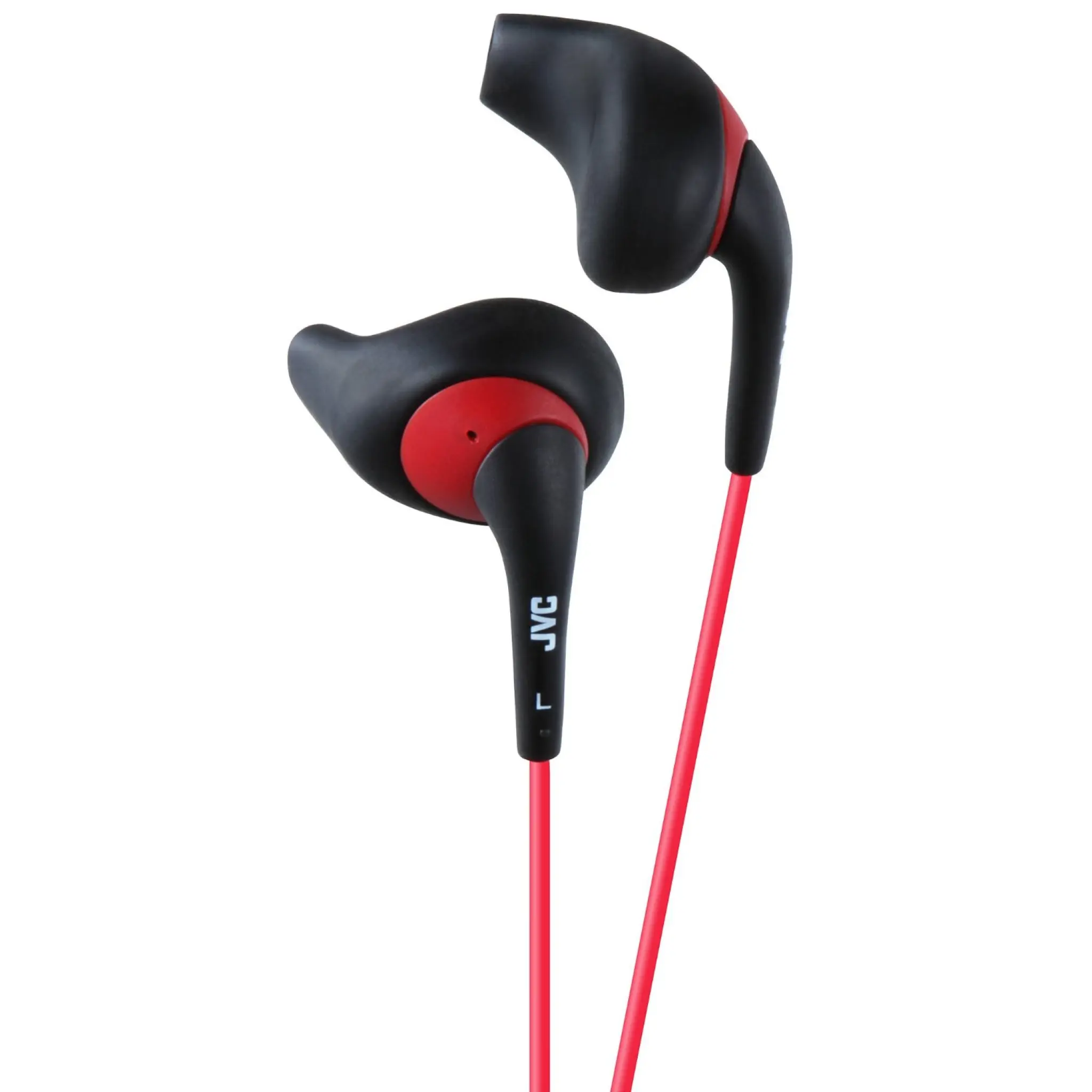 JVC In Ear Gumy Sport Headphones. Black/Red