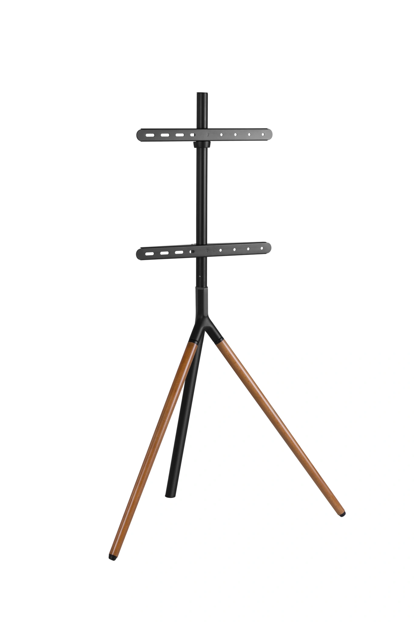Sinox Tripod TV Floor Stand. 45"-65". Black & Walnut