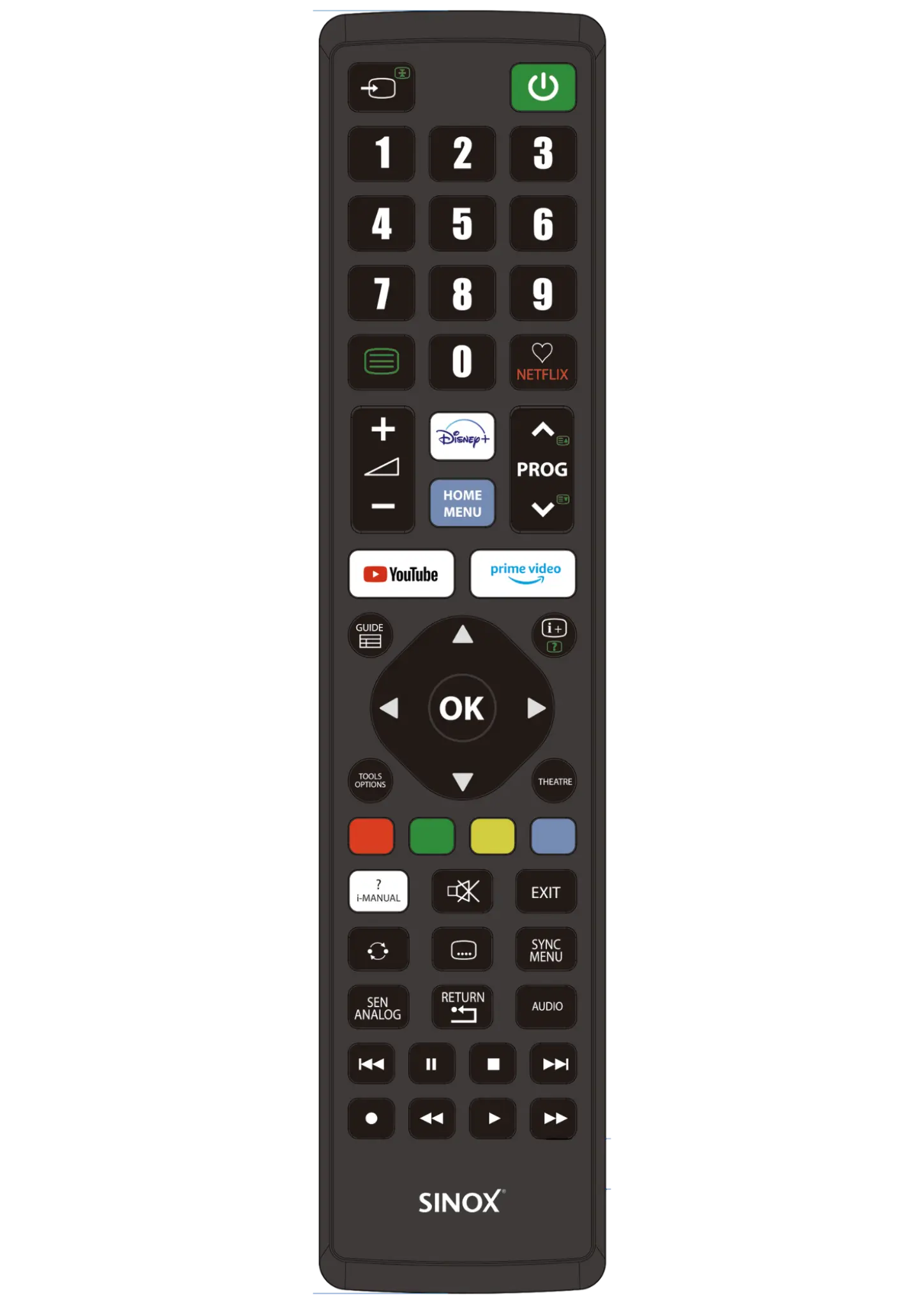 Sinox Remote Control for Sony