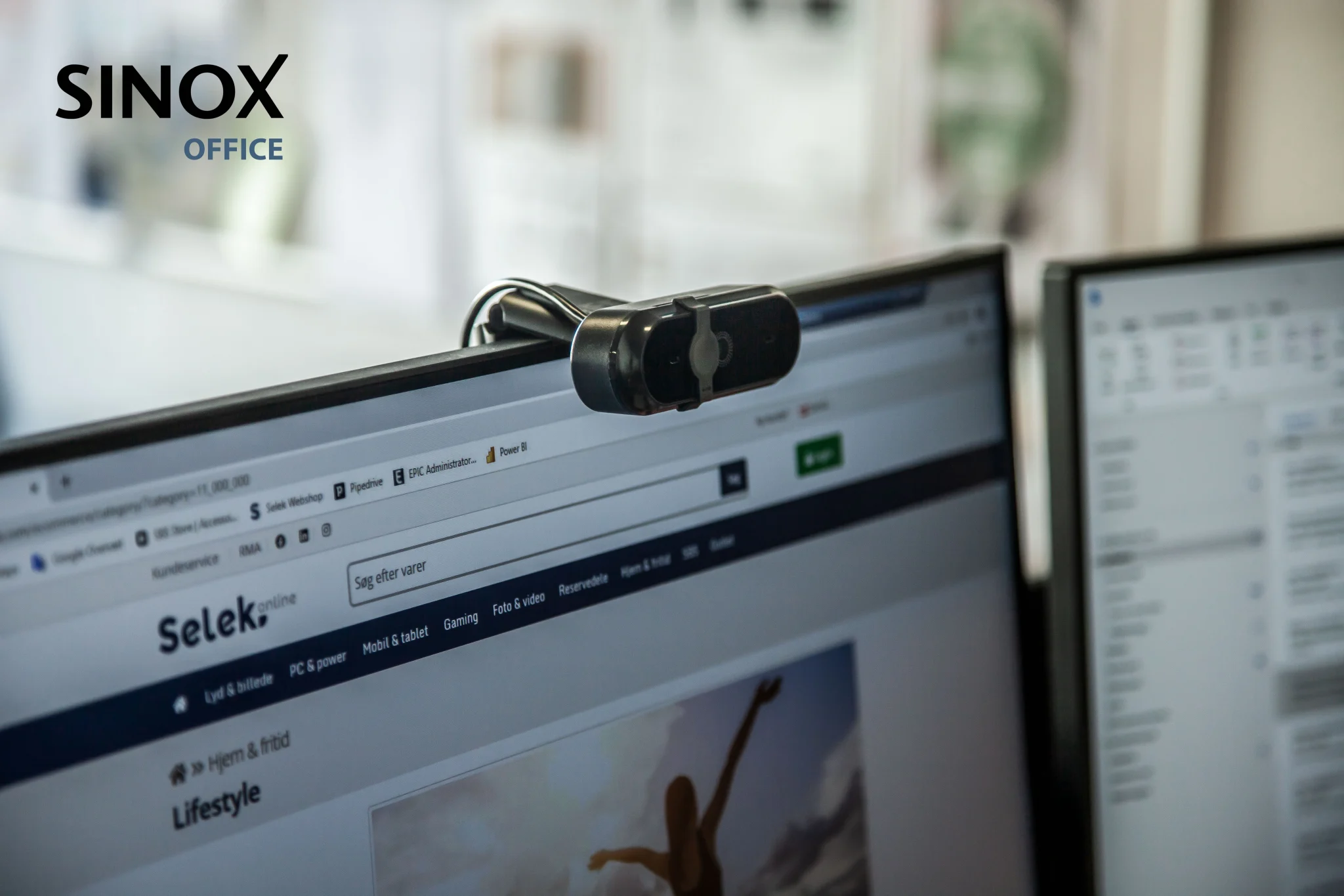 Sinox Office Webcam 1080P. Black