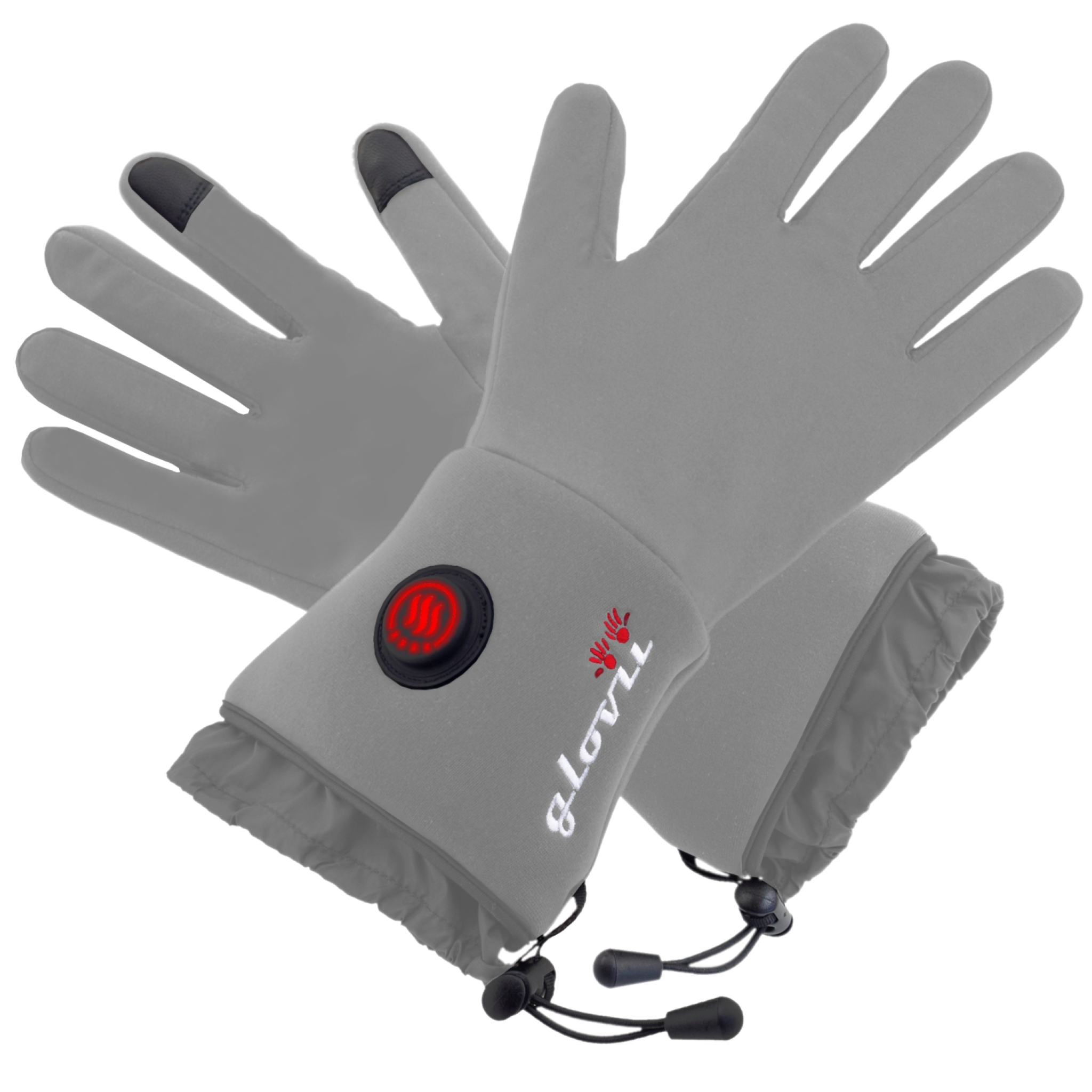 Glovii Heated Universal Gloves XL. Grey