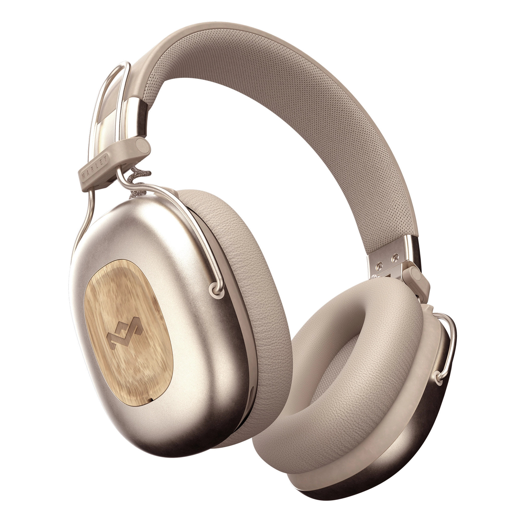 Marley Positive Vibration Rebel ANC Headphones. Cream