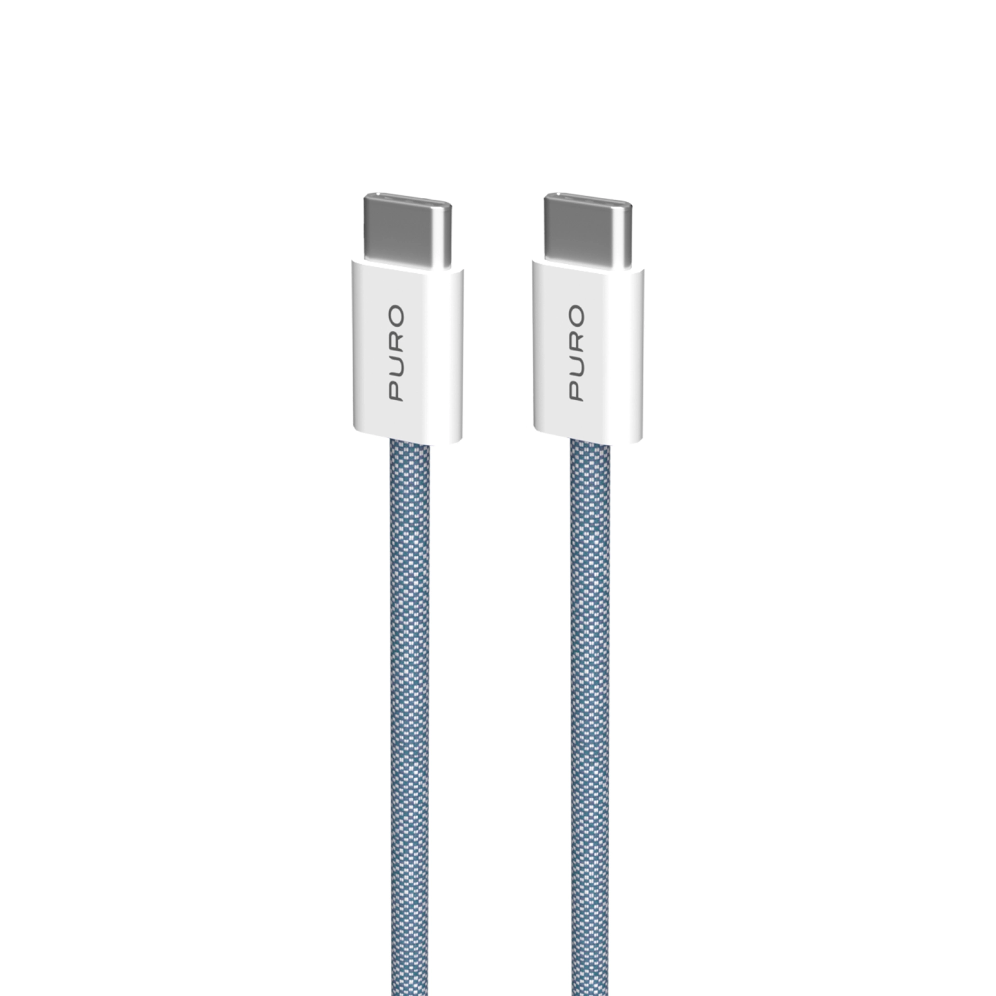 PURO Fabrik 2.0 60W USB-C to USB-C Charging and Sync Cable 1.5m