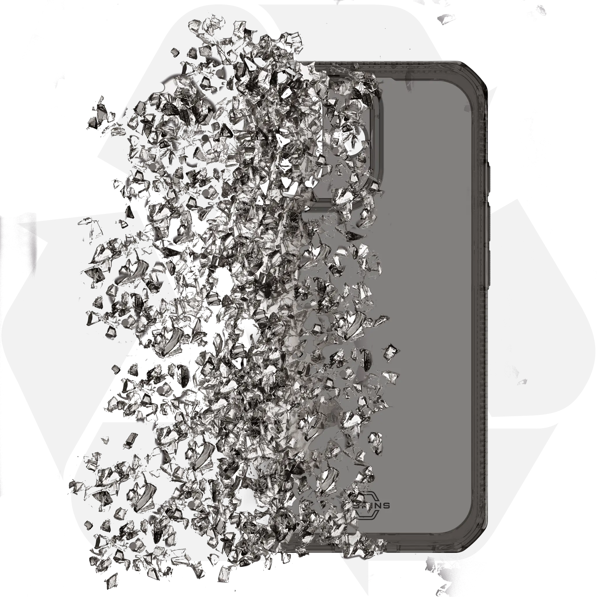 ITSKINS SPECTRUM CLEAR cover for iPhone 17®. Smoke