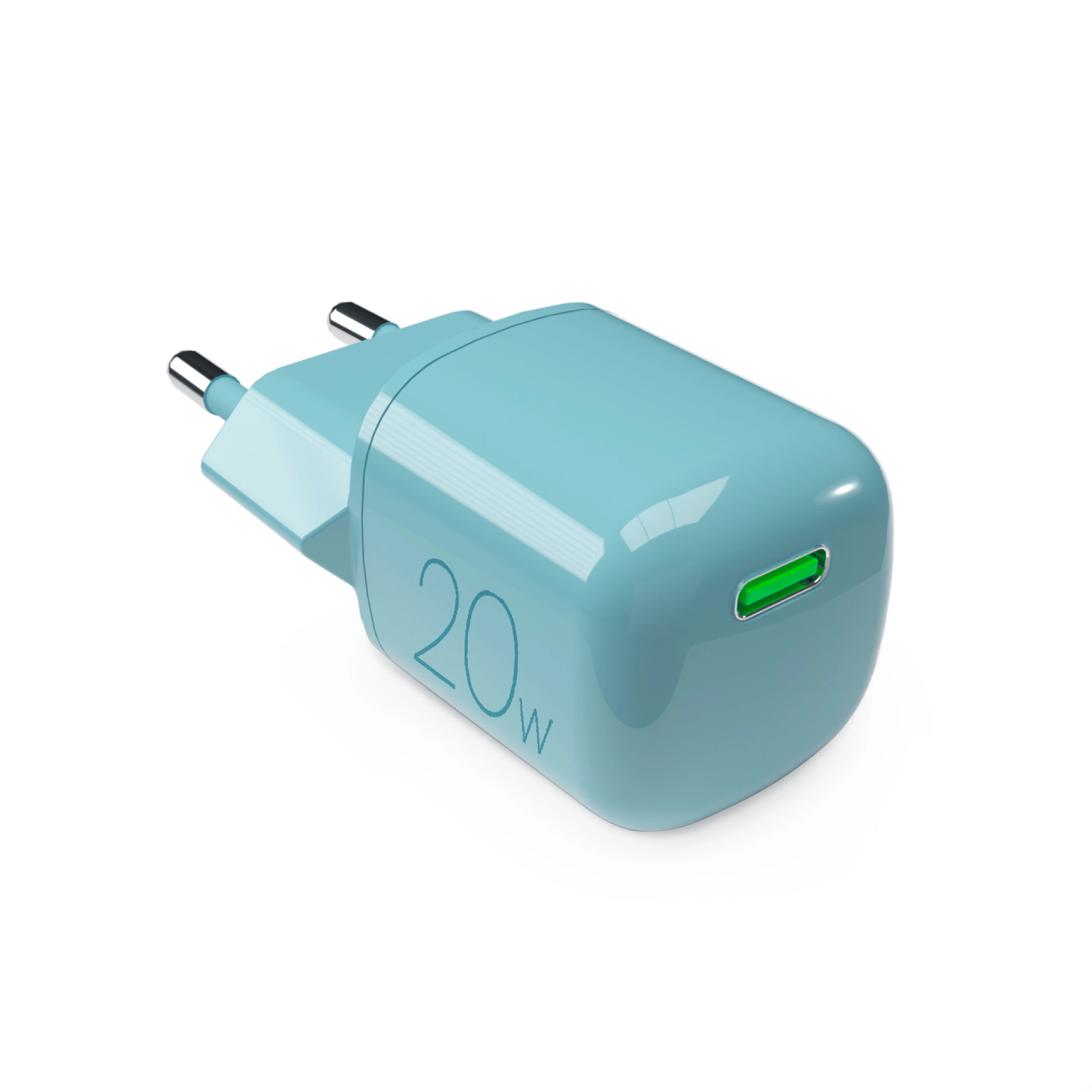 PURO MiniPro 20W USB-C Wall Charger – GAN Technology. Green