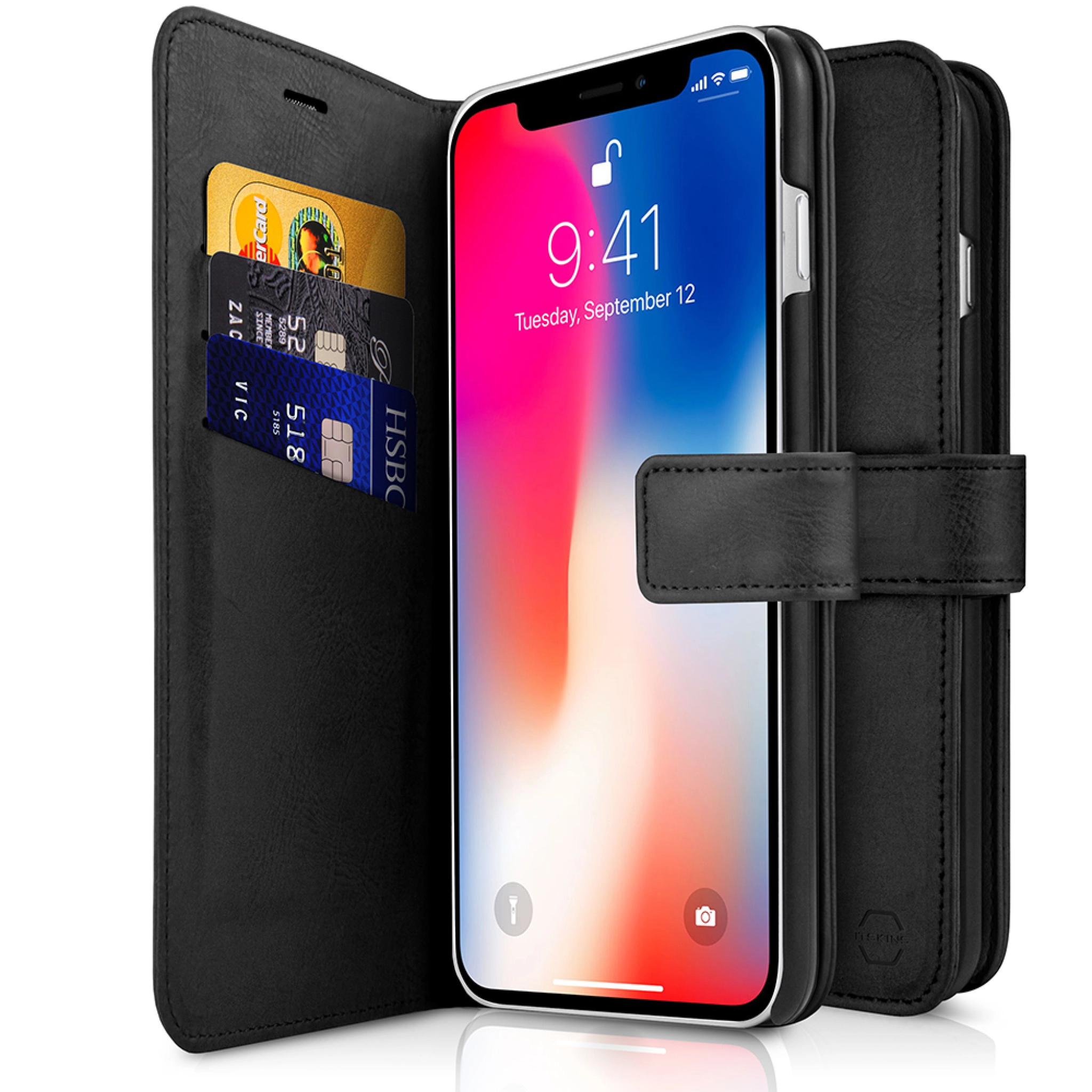 ITSKINS BOOK cover for iPhone 11 Pro Max / XS Max®. Black