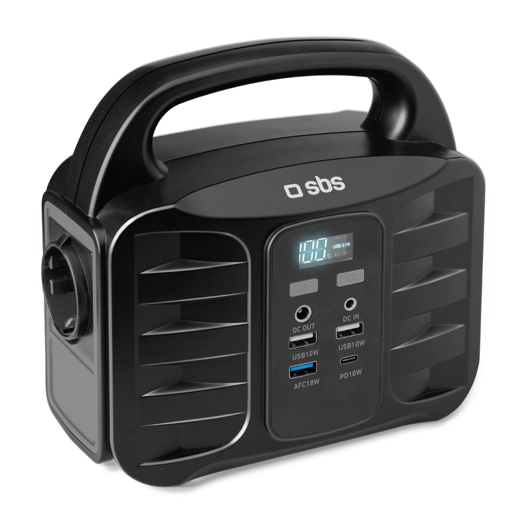 Sbs Portable 150W charging station. Black