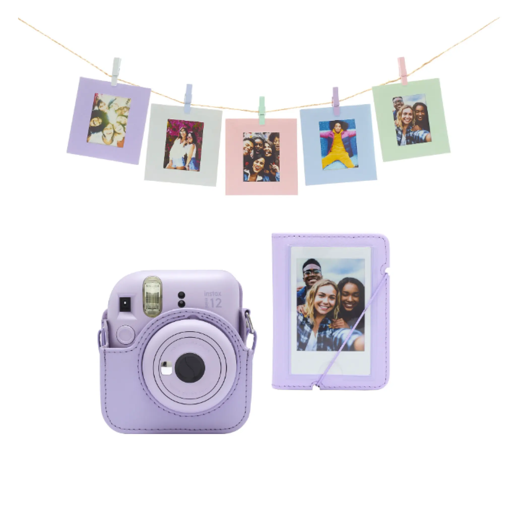 INSTAX Mini 12 Accessory Kit. Purple