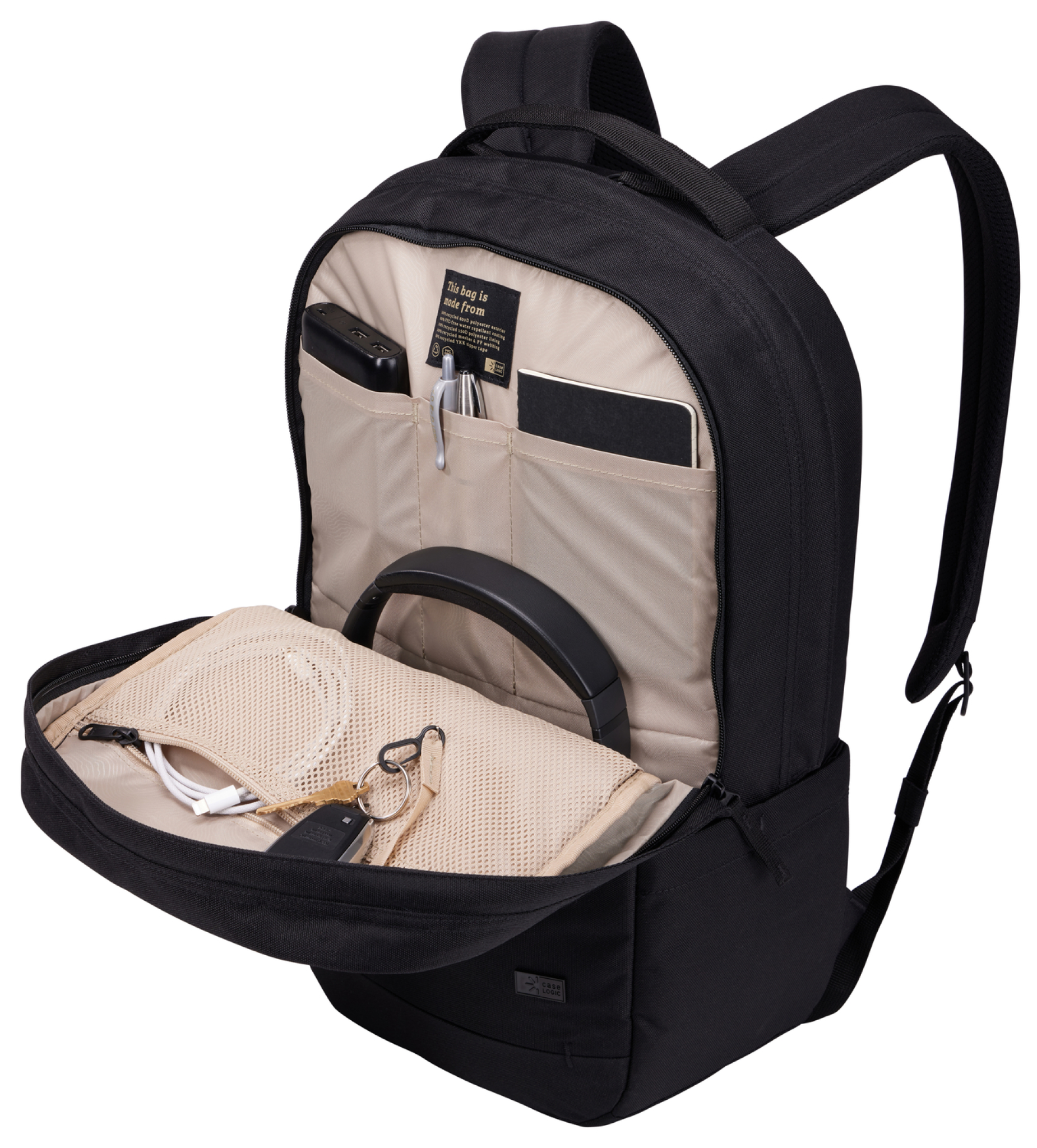 Case Logic Invigo Eco Backpack 15,6". Black