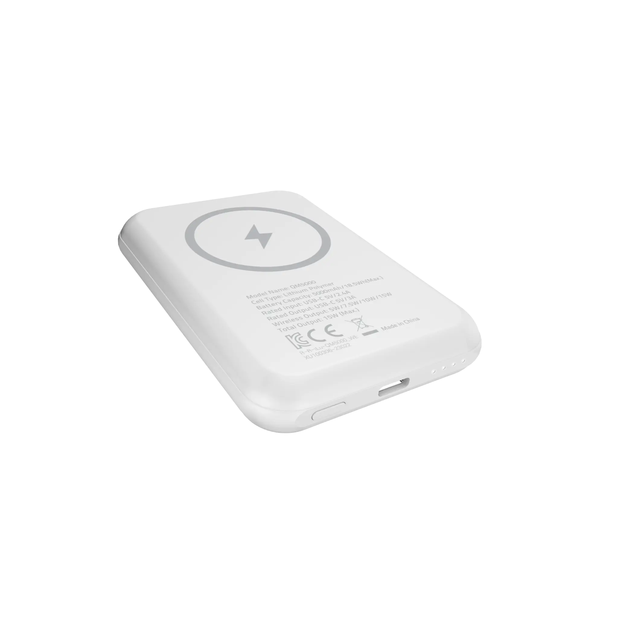 Energizer 15W Magnetic Wireless Power Bank. White