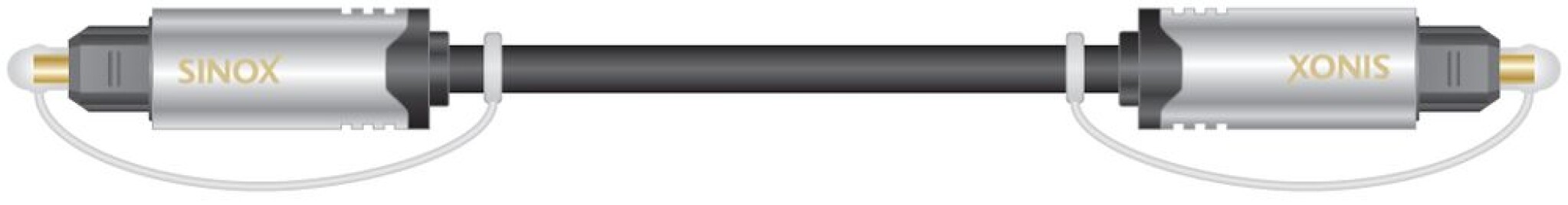 Sinox SHD Optical Cable. 3m. Black