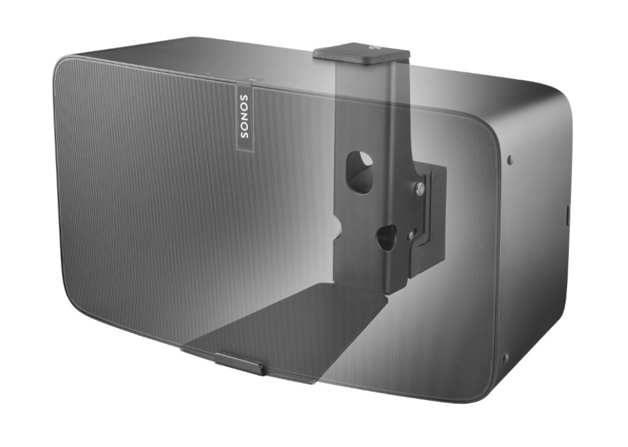 Cavus Wall Mount for Sonos® Five/Play:5. Horizontal. Black