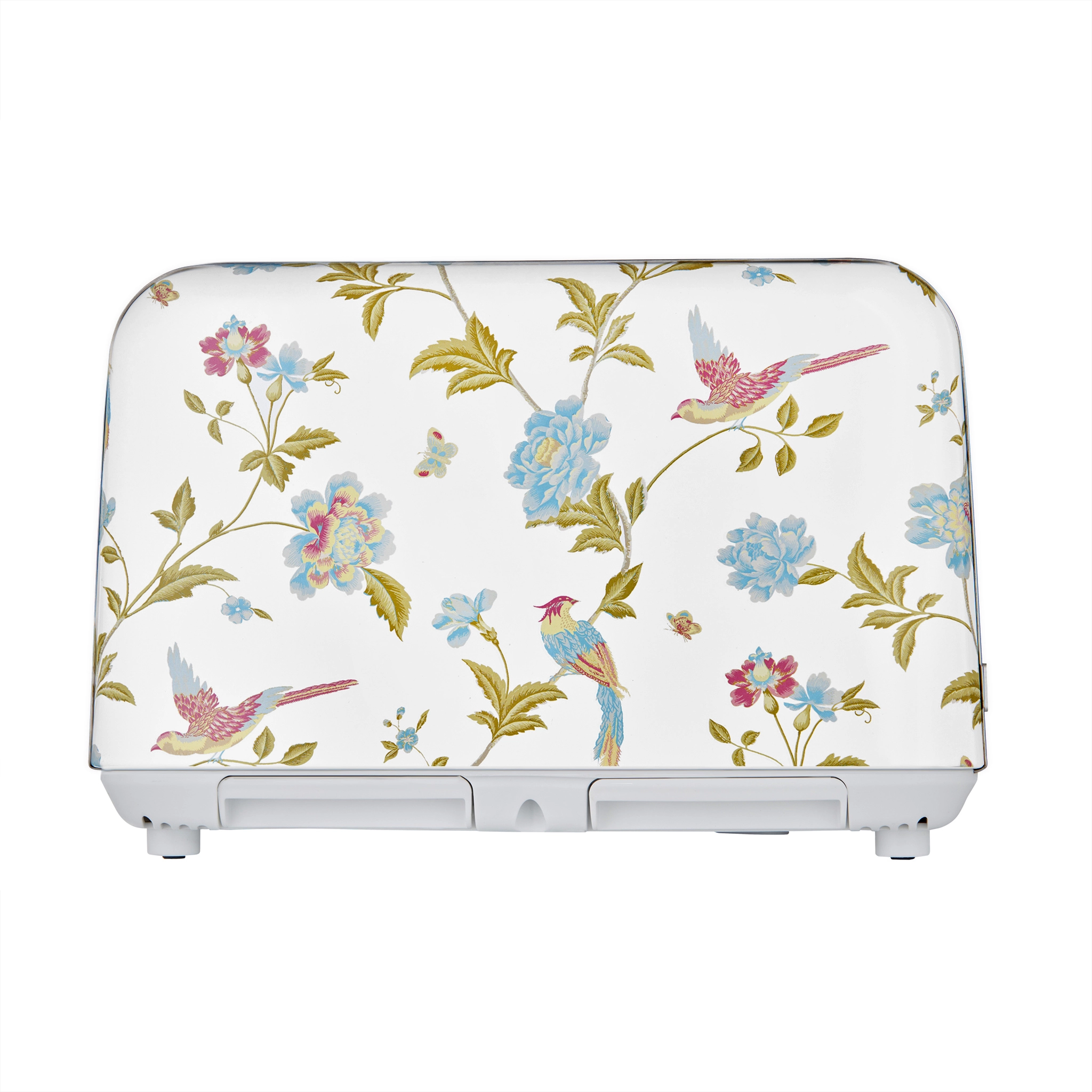 VQ Laura Ashley Slice Toaster. White/Silver