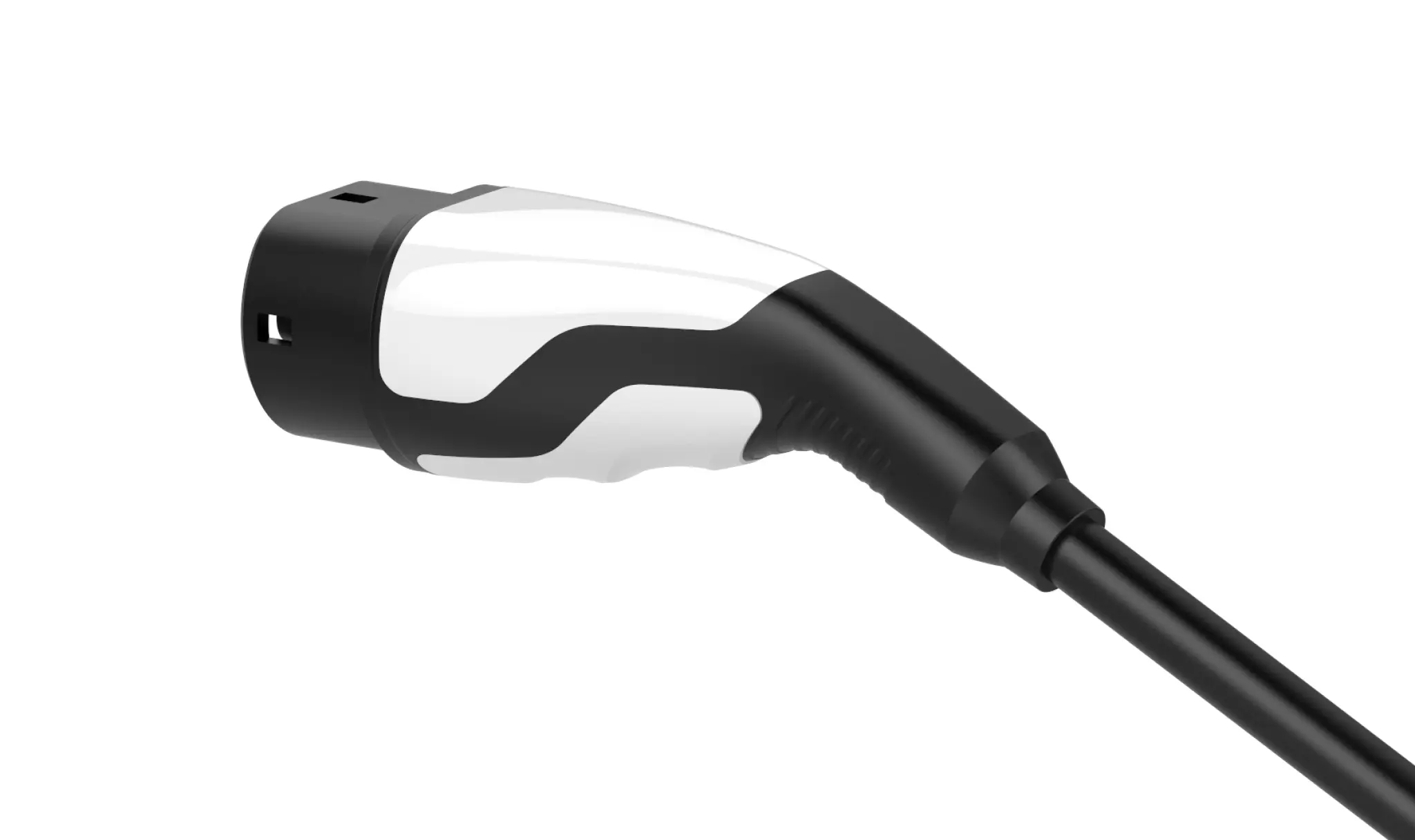 Sinox EV Charging Spiral Cable Mode 3. 32A 3 phases. 5m. Black