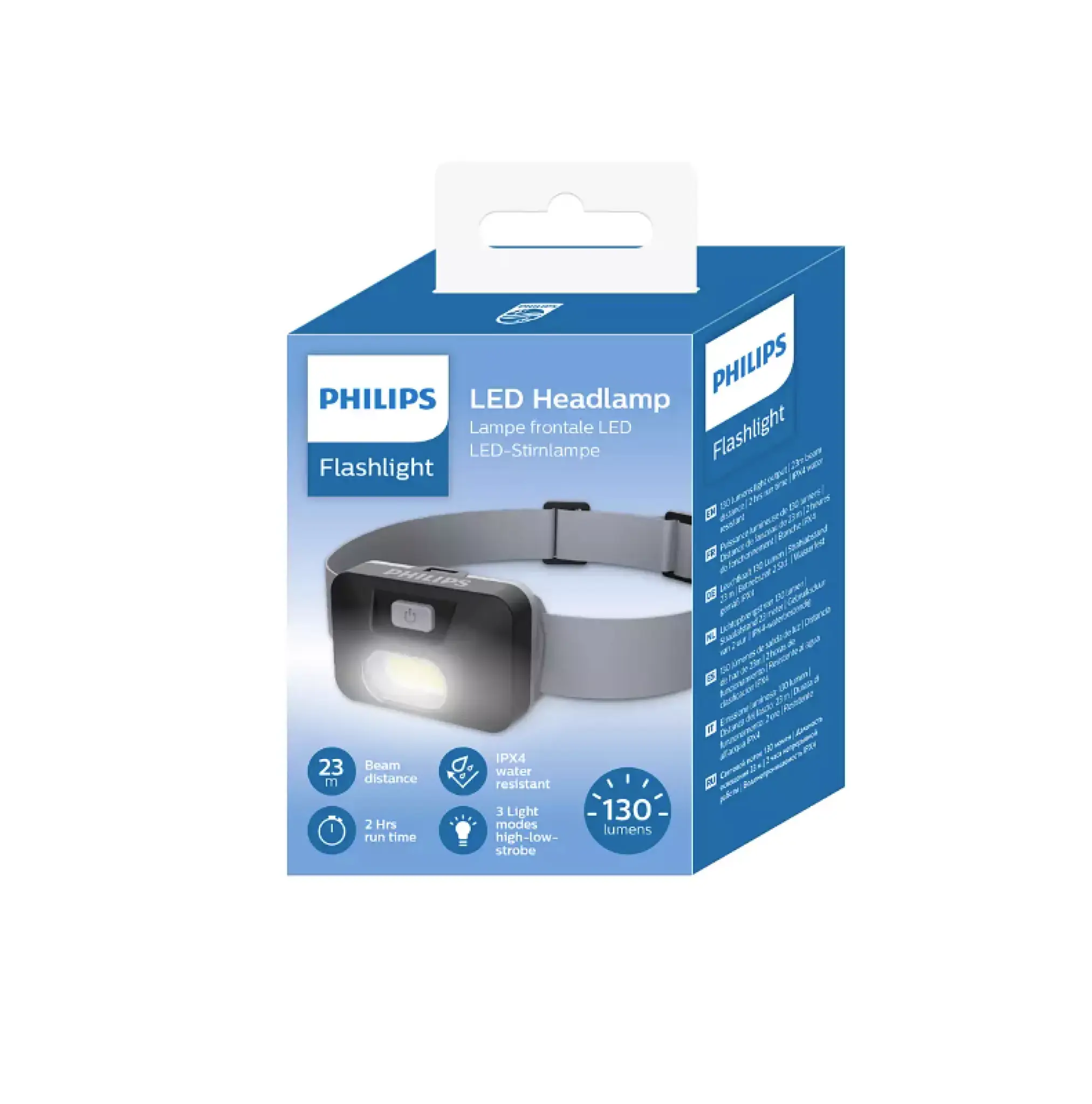 Philips Headlamp. Black/Grey