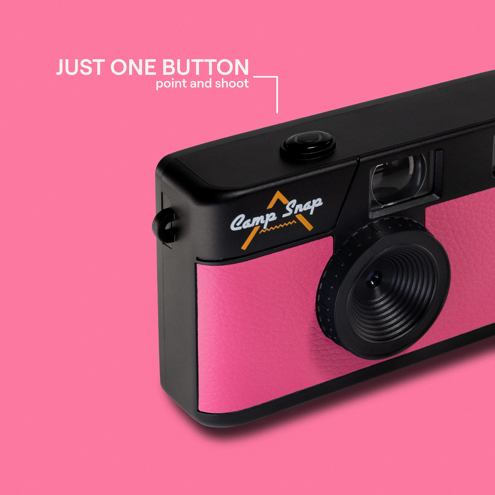 Camp Snap Camera. Flamingo Pink