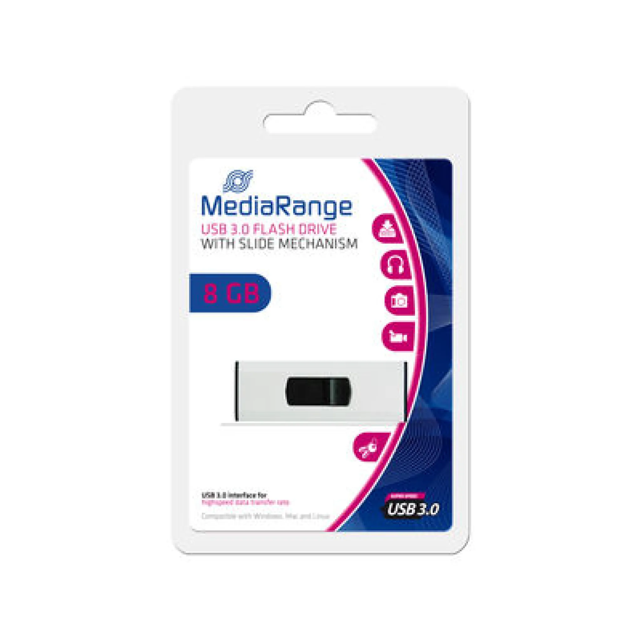 MediaRange USB 3.0 Premium Flash Drive 8GB