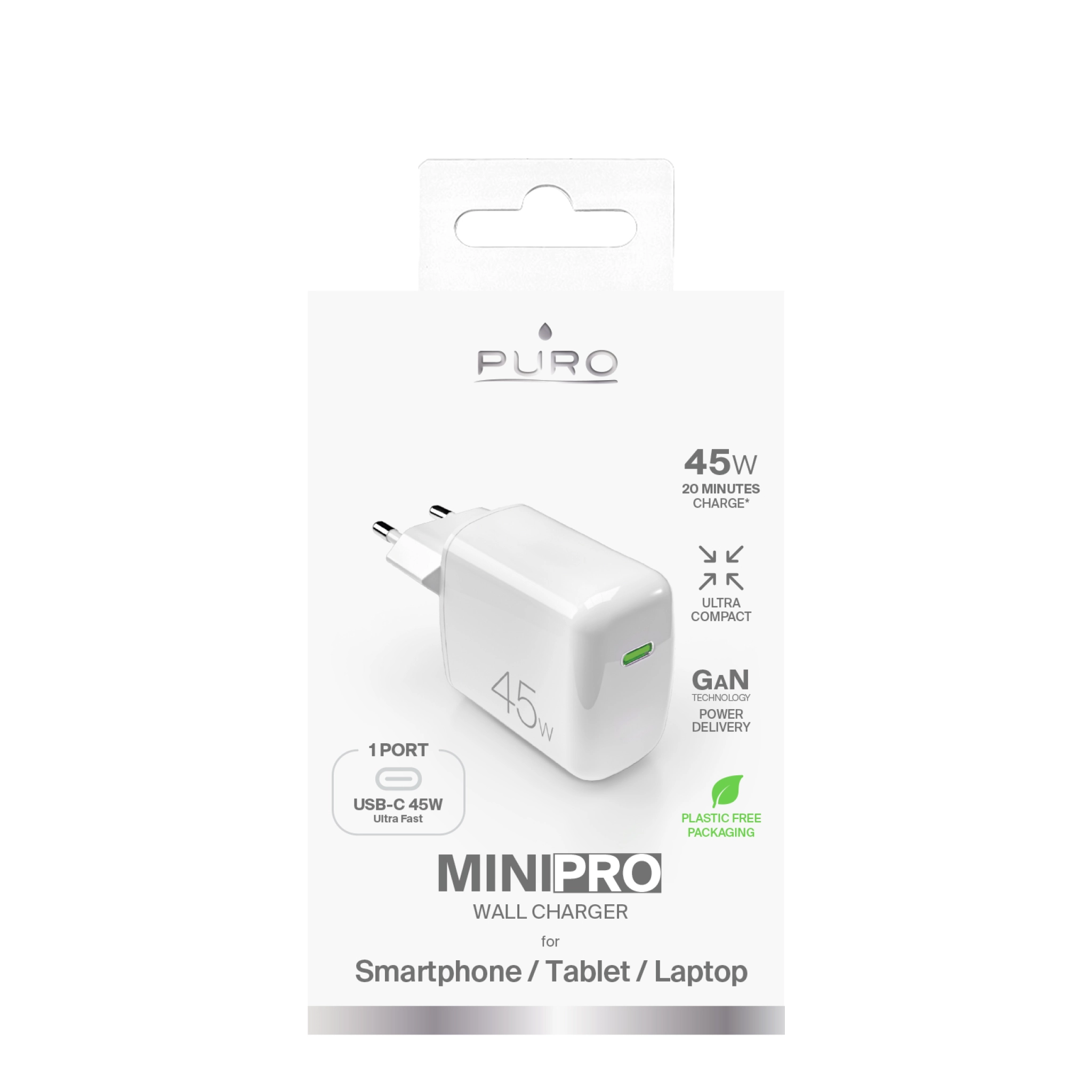 PURO Wall Charger Mini Pro 45w